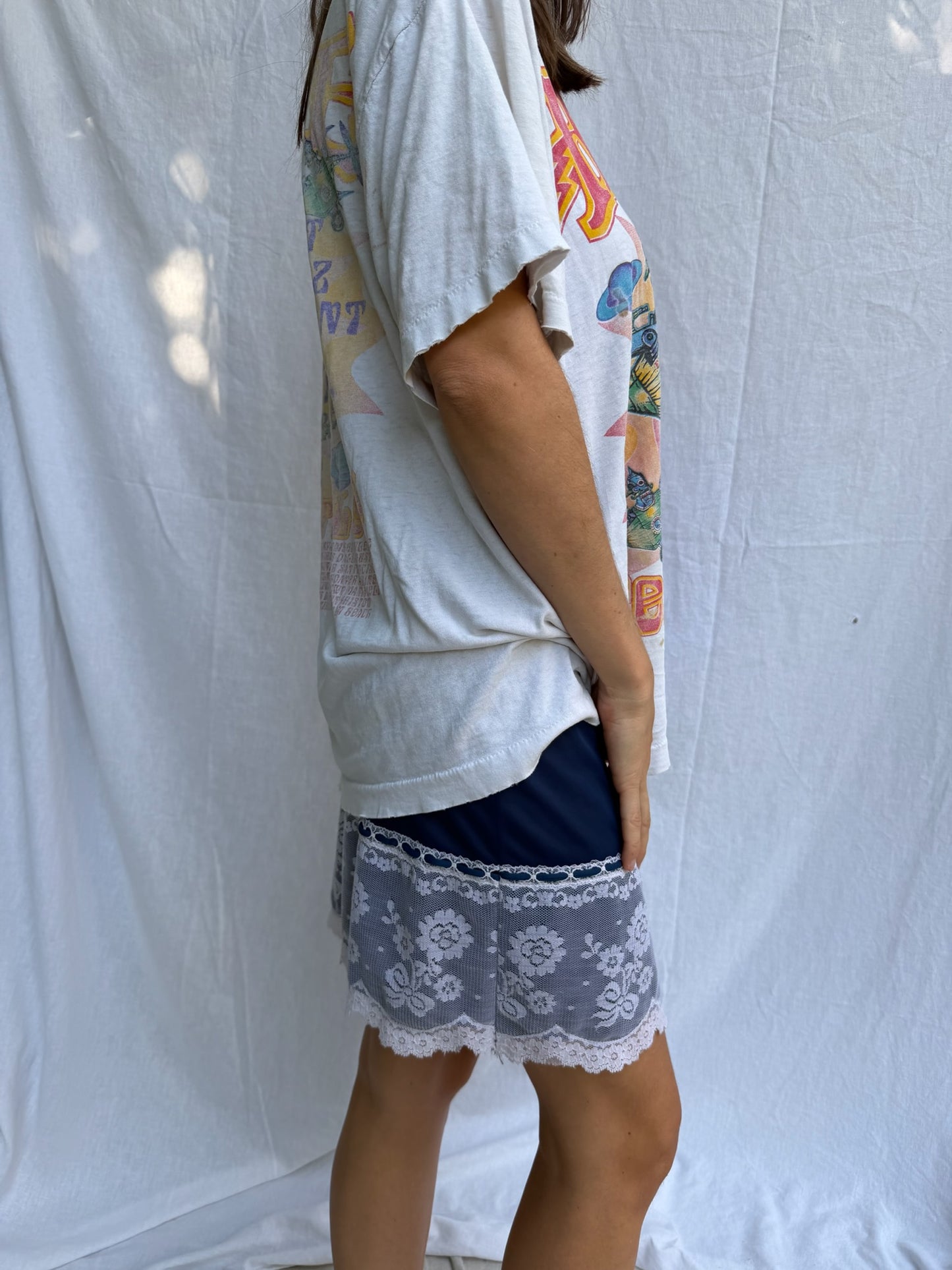 Navy Slip Skirt