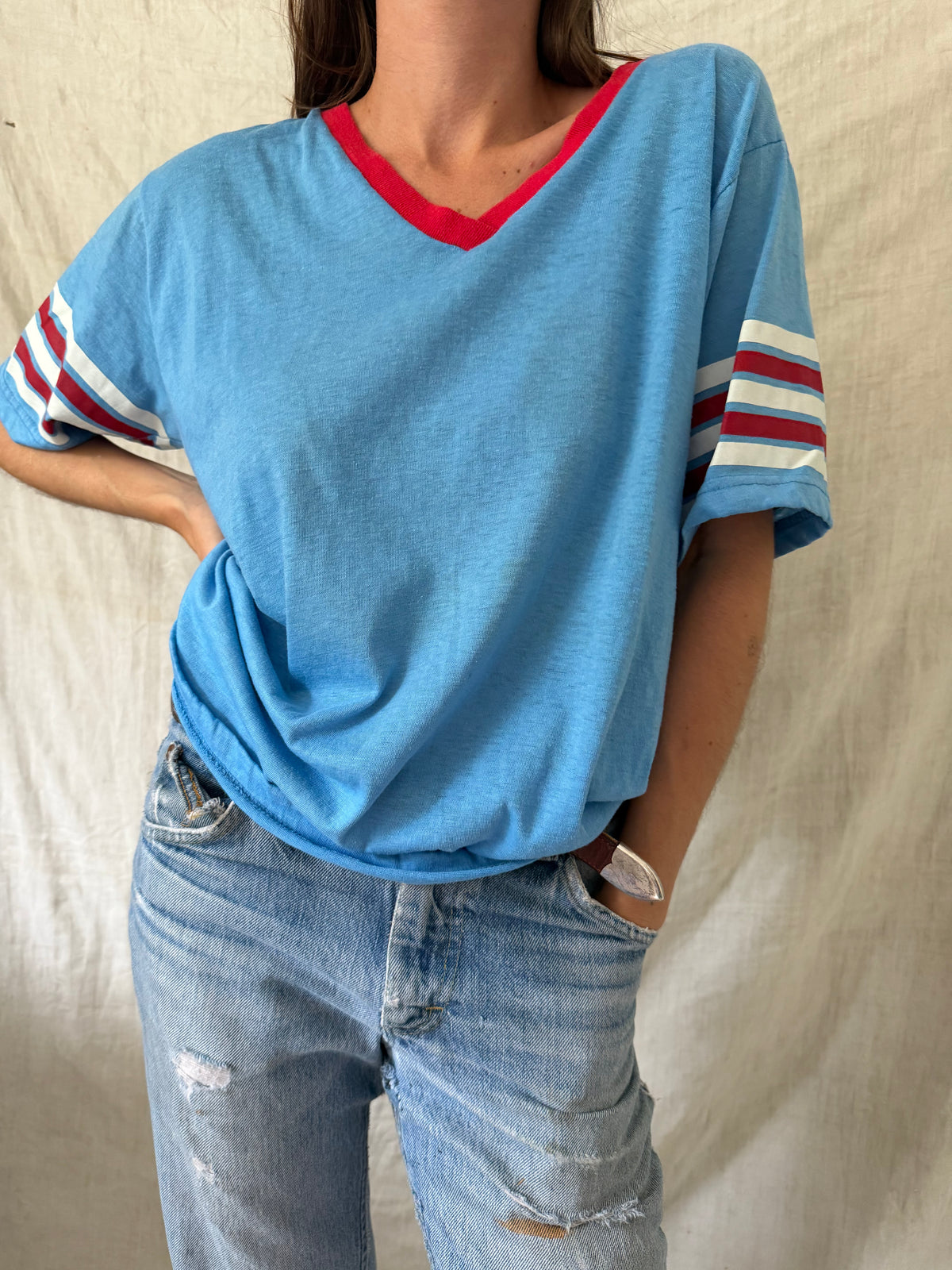 Blue Kent Varsity Tee