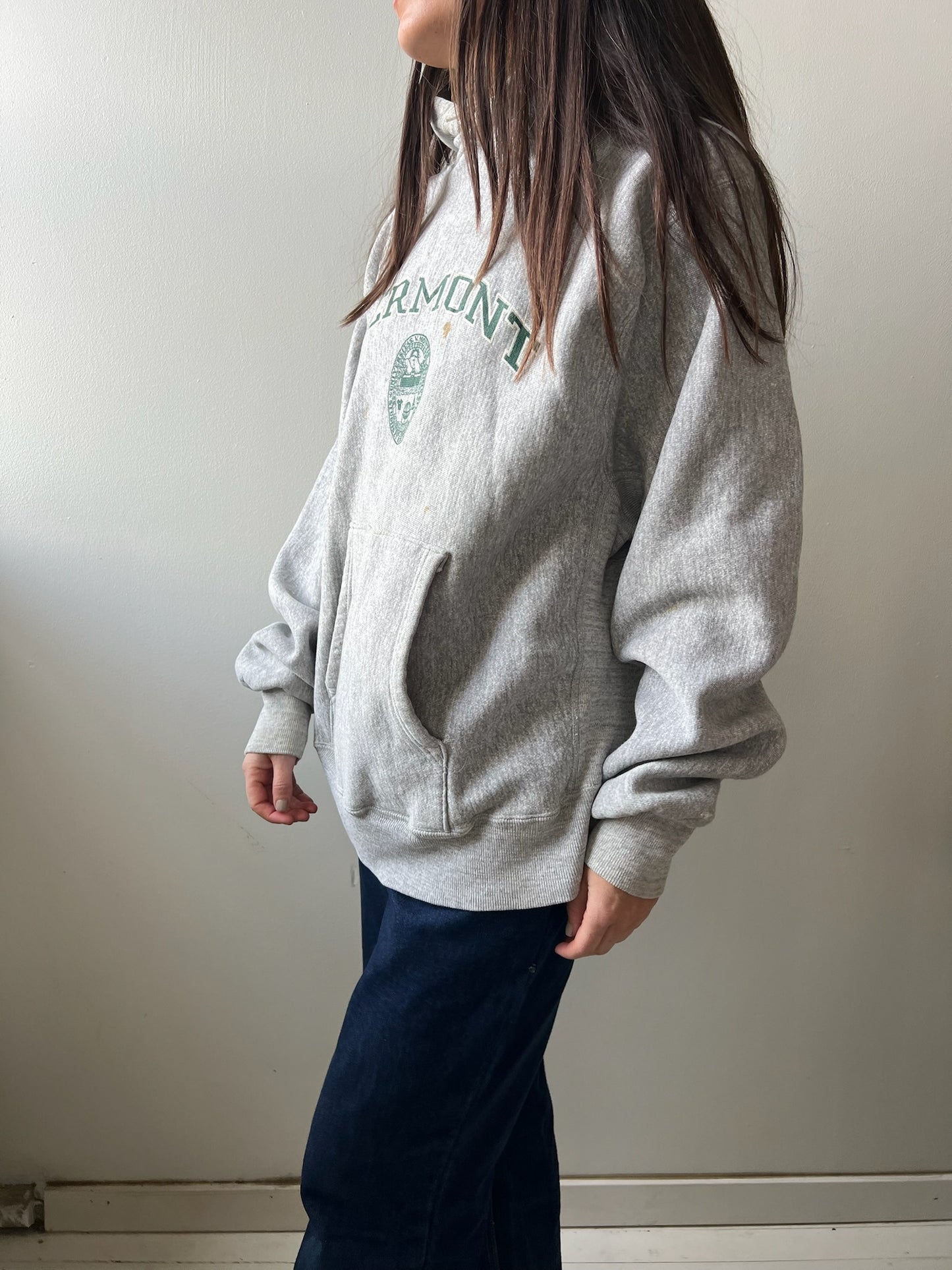 Grey Vermont Hoodie