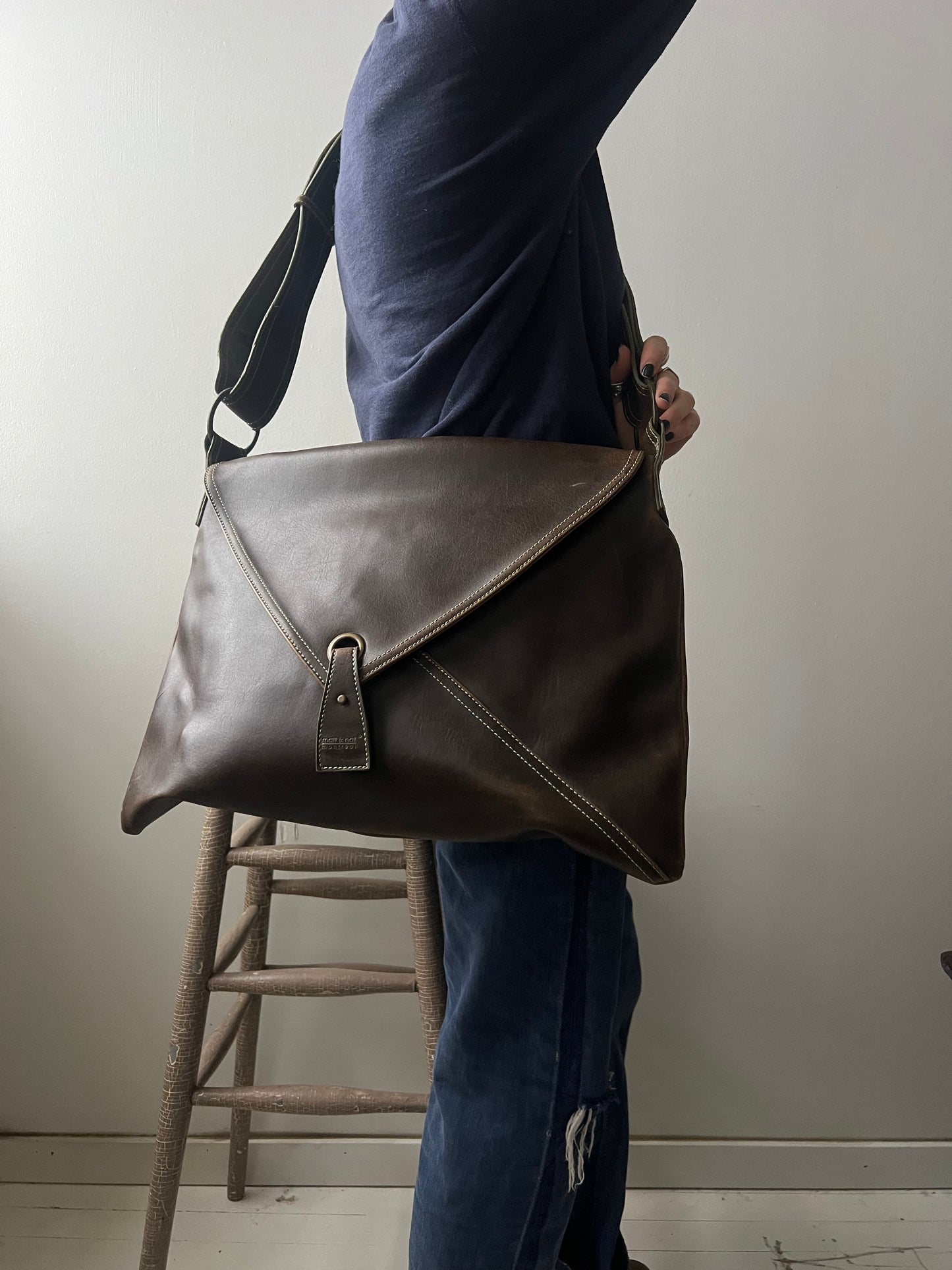 Vegan Leather Crossbody Bag