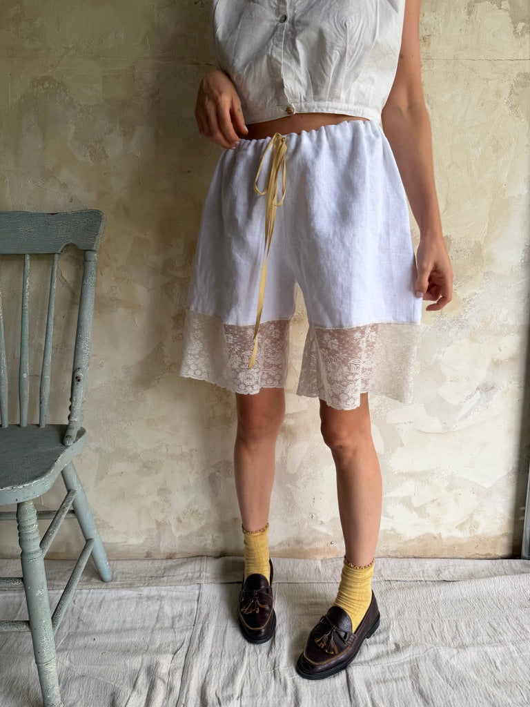 Handmade Lace Short Bloomers