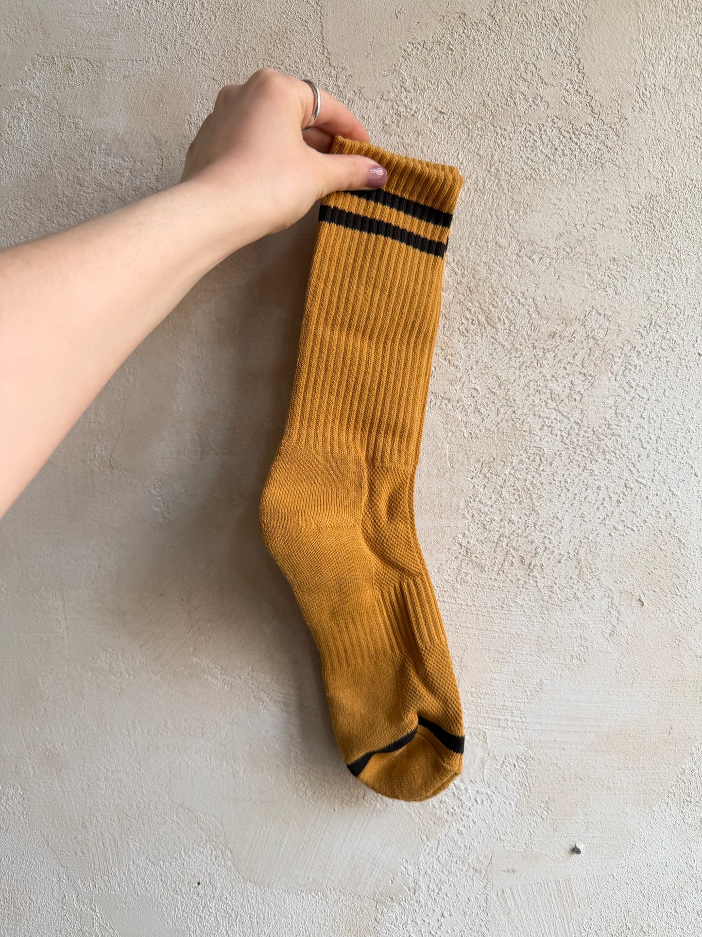 Extended Boyfriend Socks in Biscotti by Le Bon Shoppe
