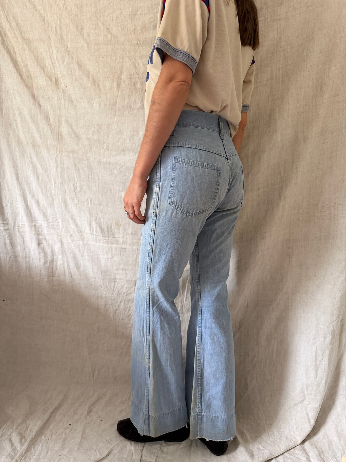 Lightwash 70s Flares