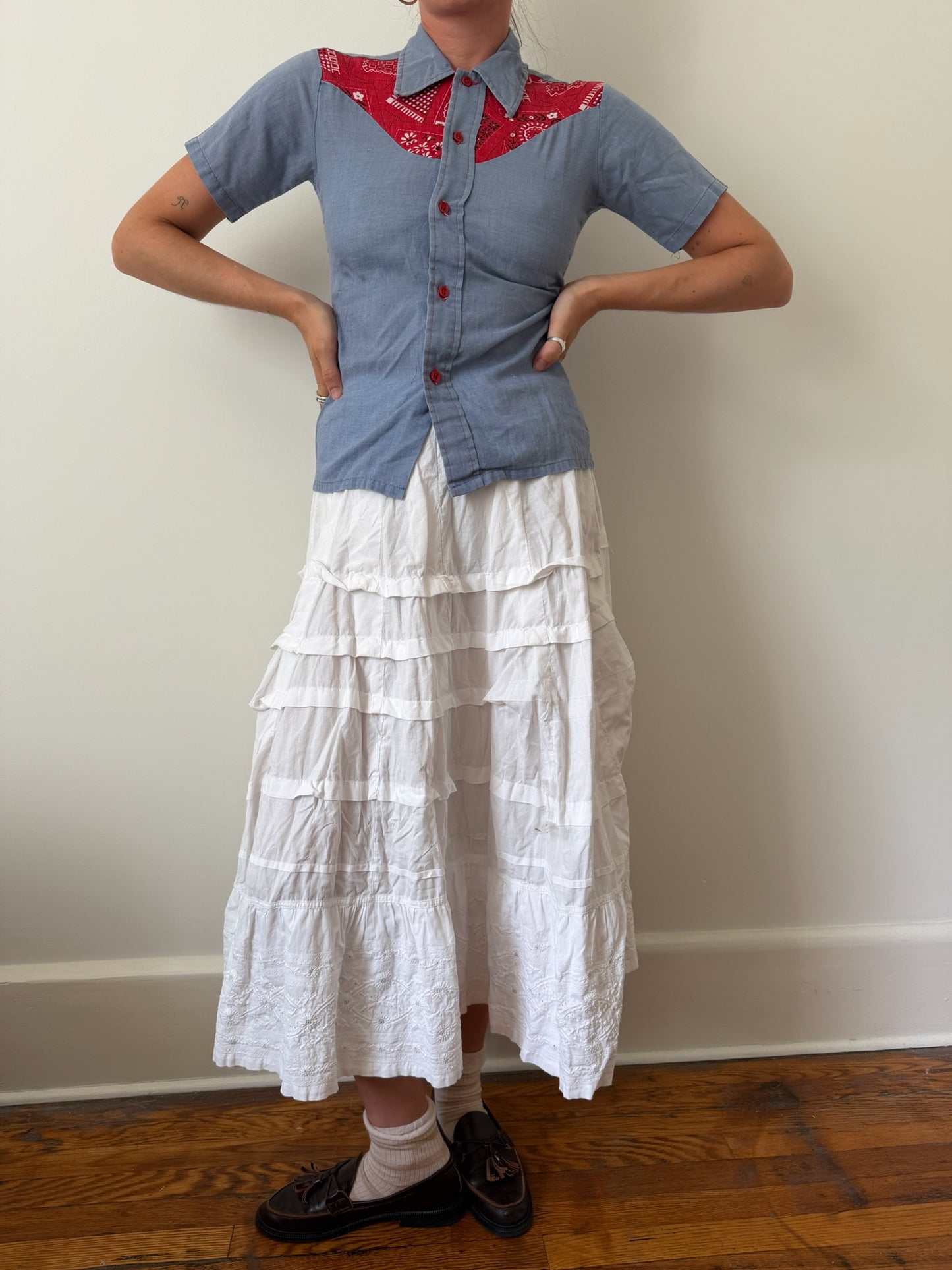 Bandana Button Up