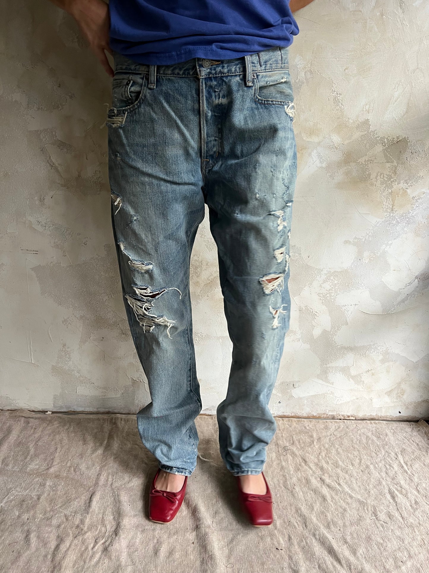Denim & Supply Faded + Distressed Jeans