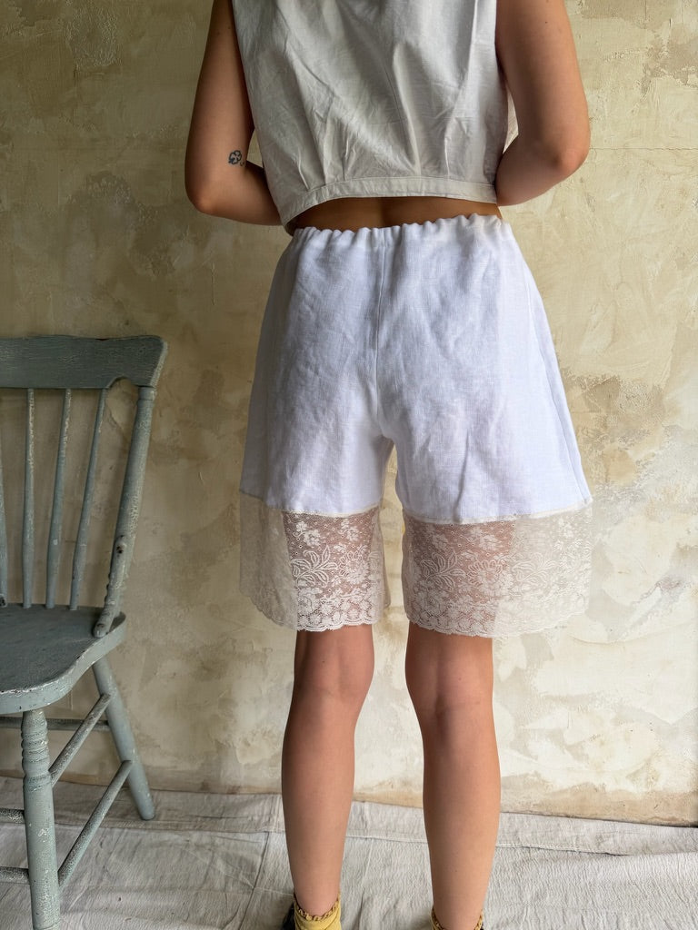 Handmade Lace Short Bloomers