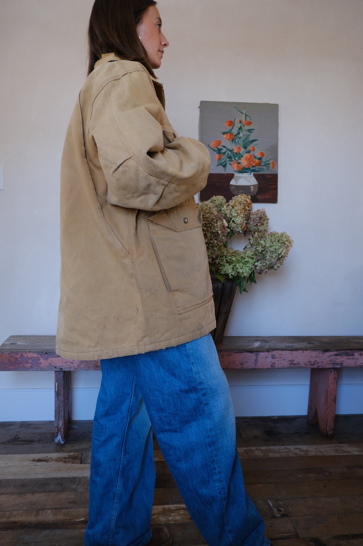 Oshkosh Khaki Canvas Chore Jacket