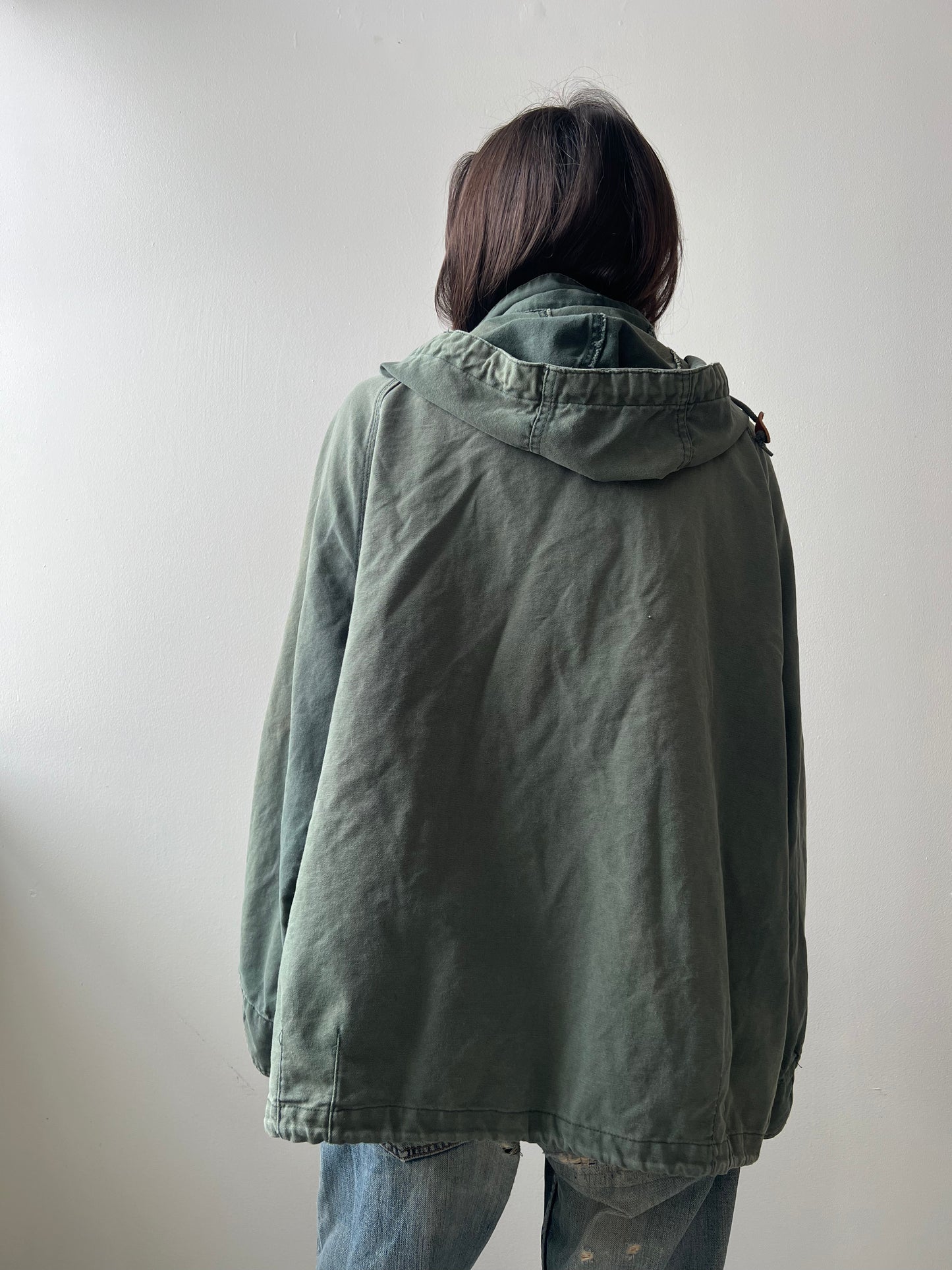 Sun Faded Green Barn Jacket