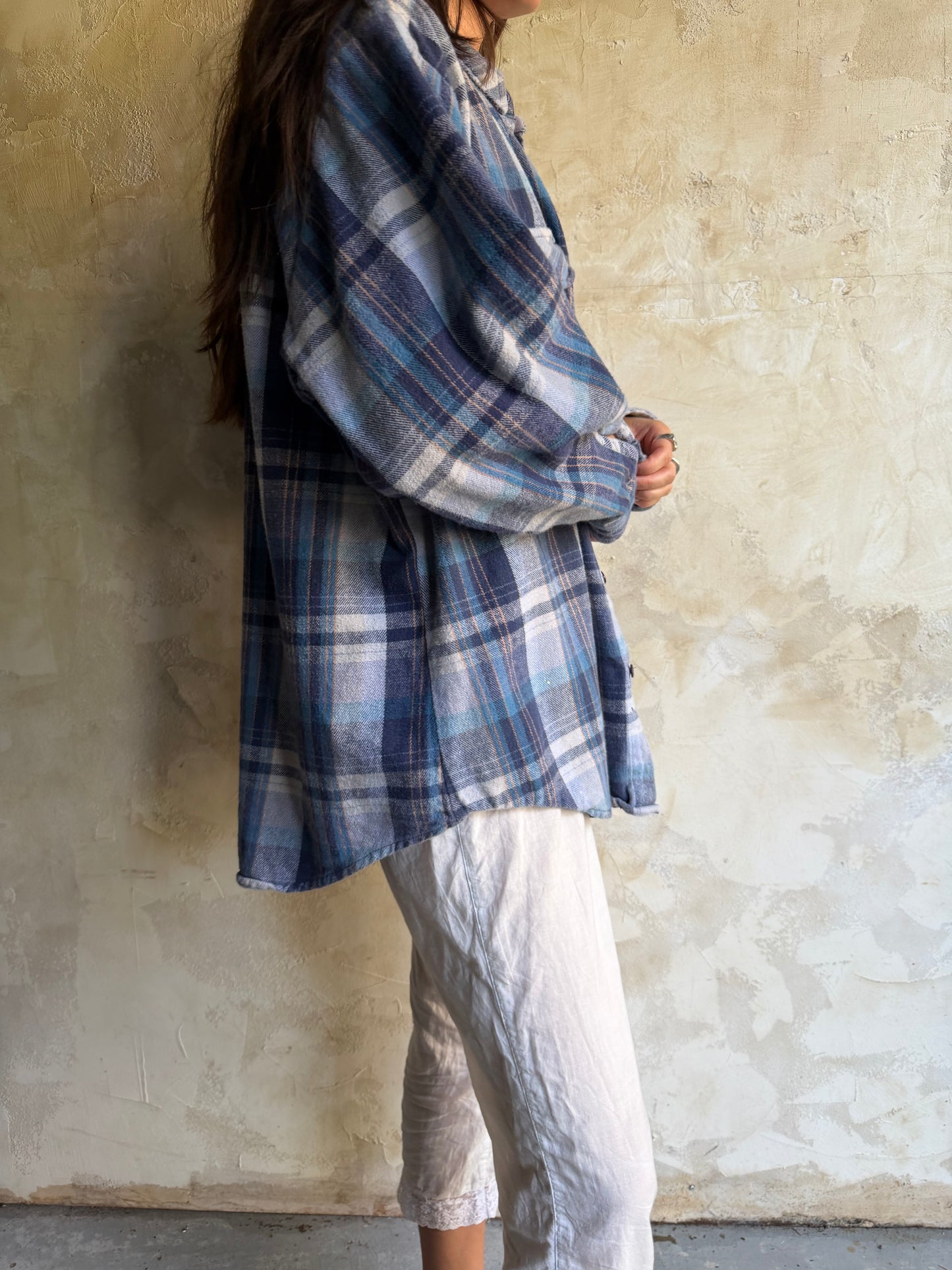 Blue Plaid Flannel