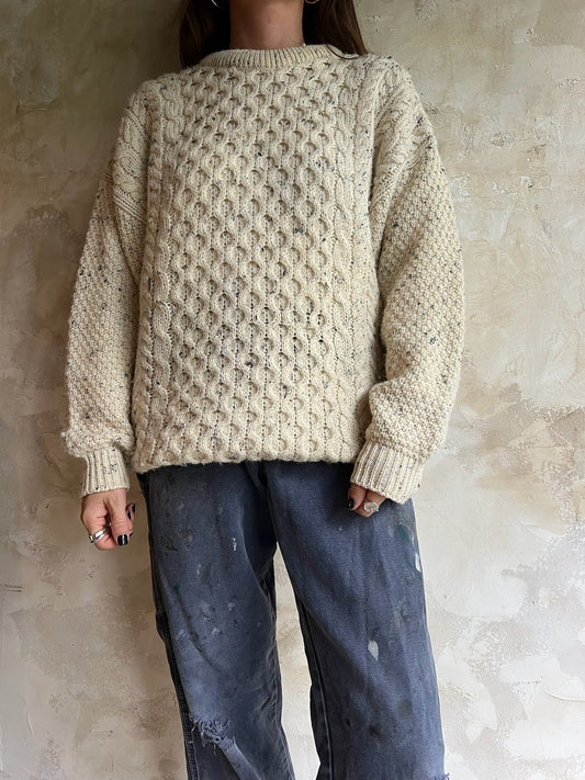 Wool Salt + Pepper Sweater