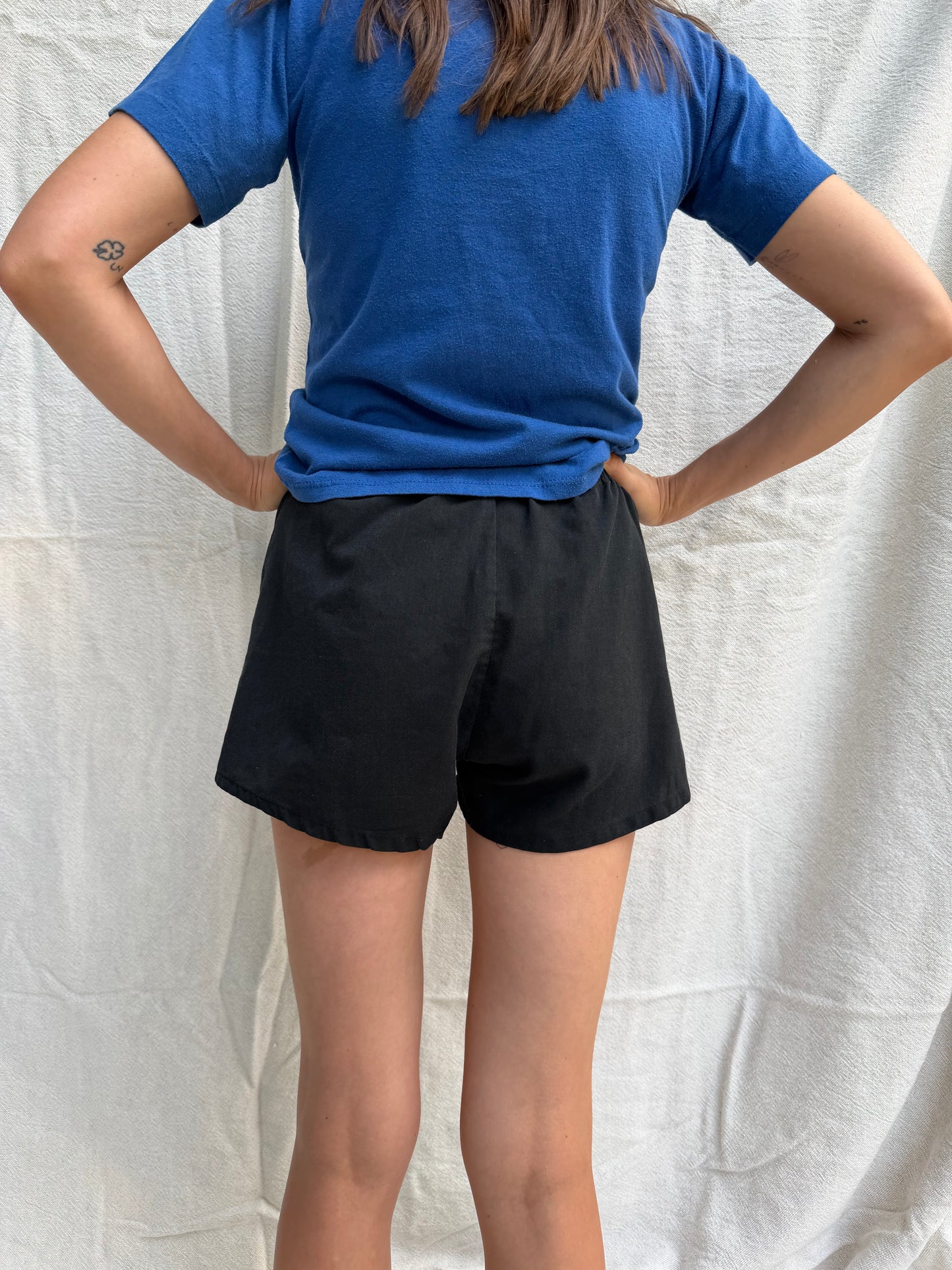 Black Varsity Shorts