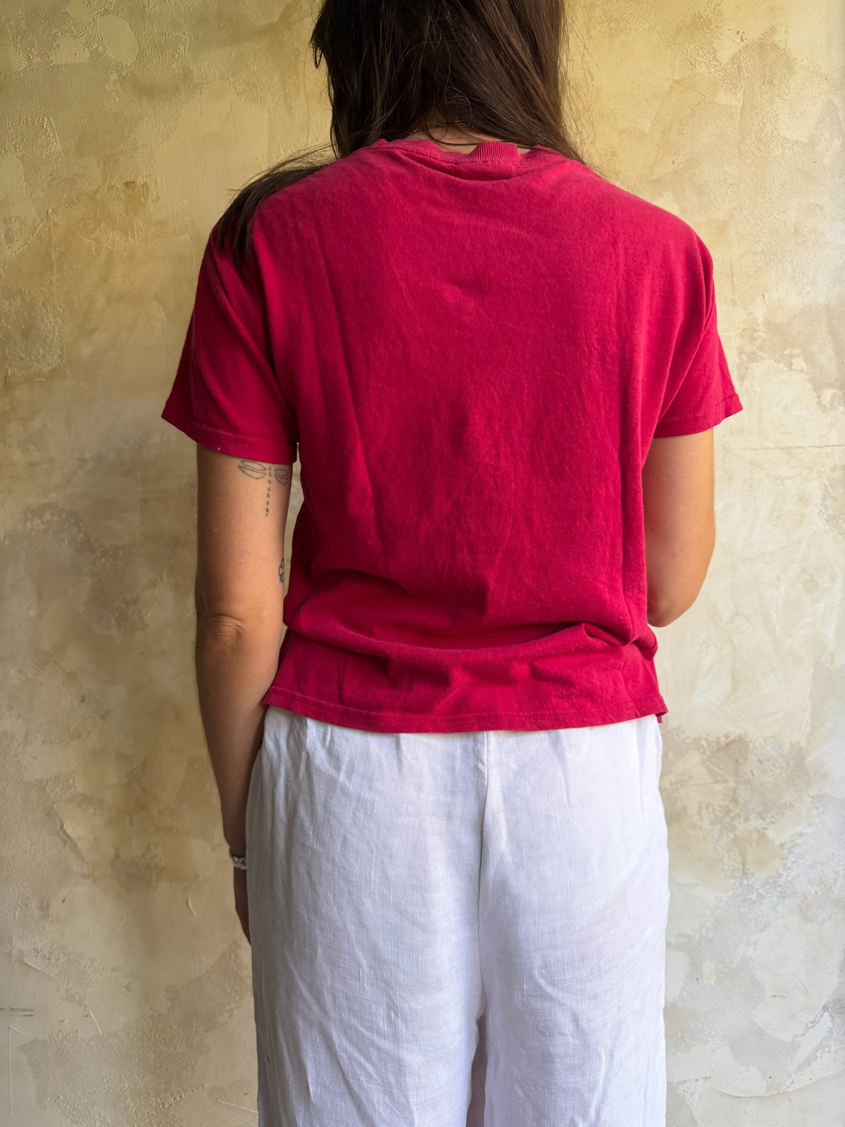Red Hawaii Baby Tee