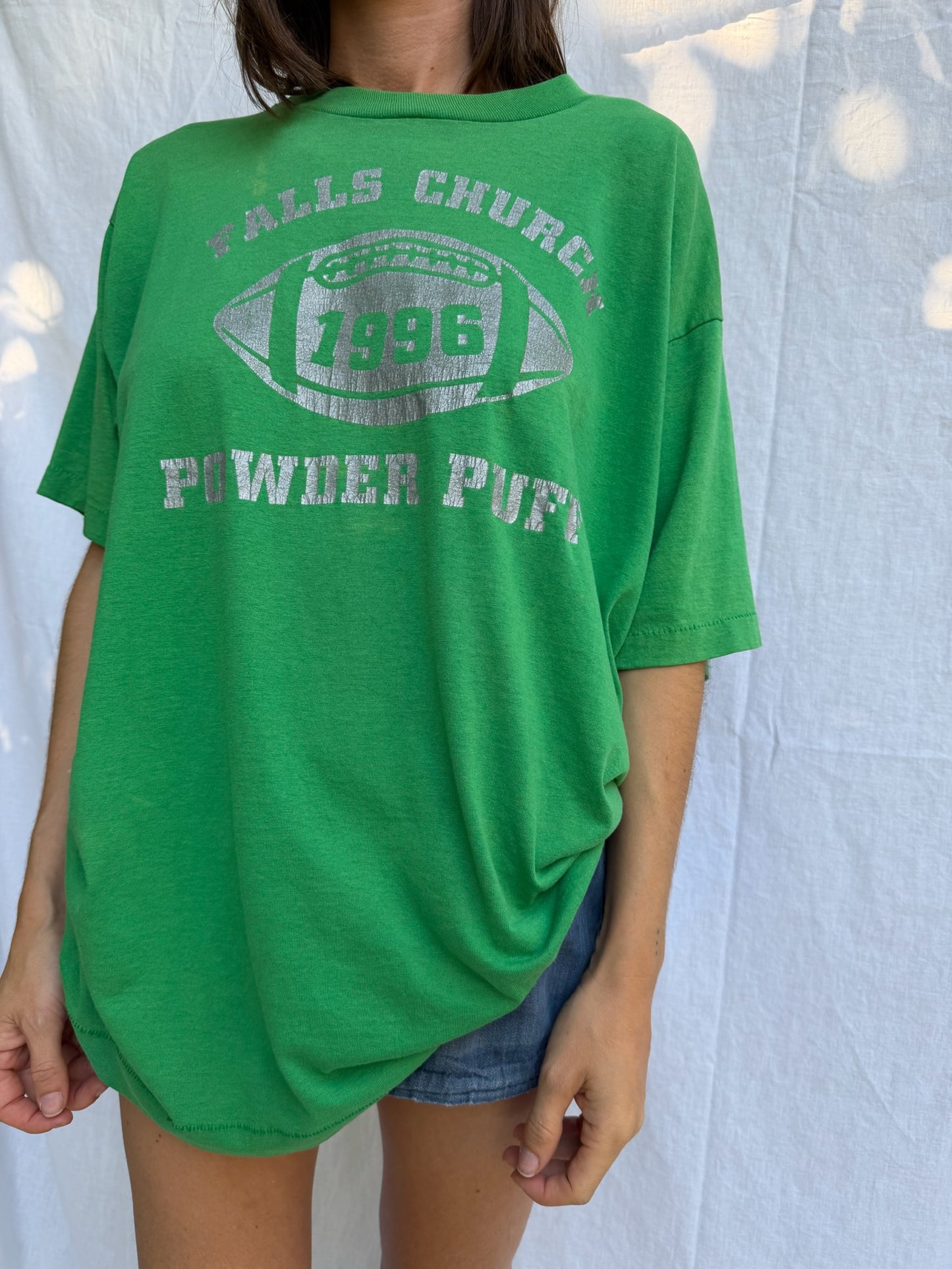 Faded Green Varsity Tee