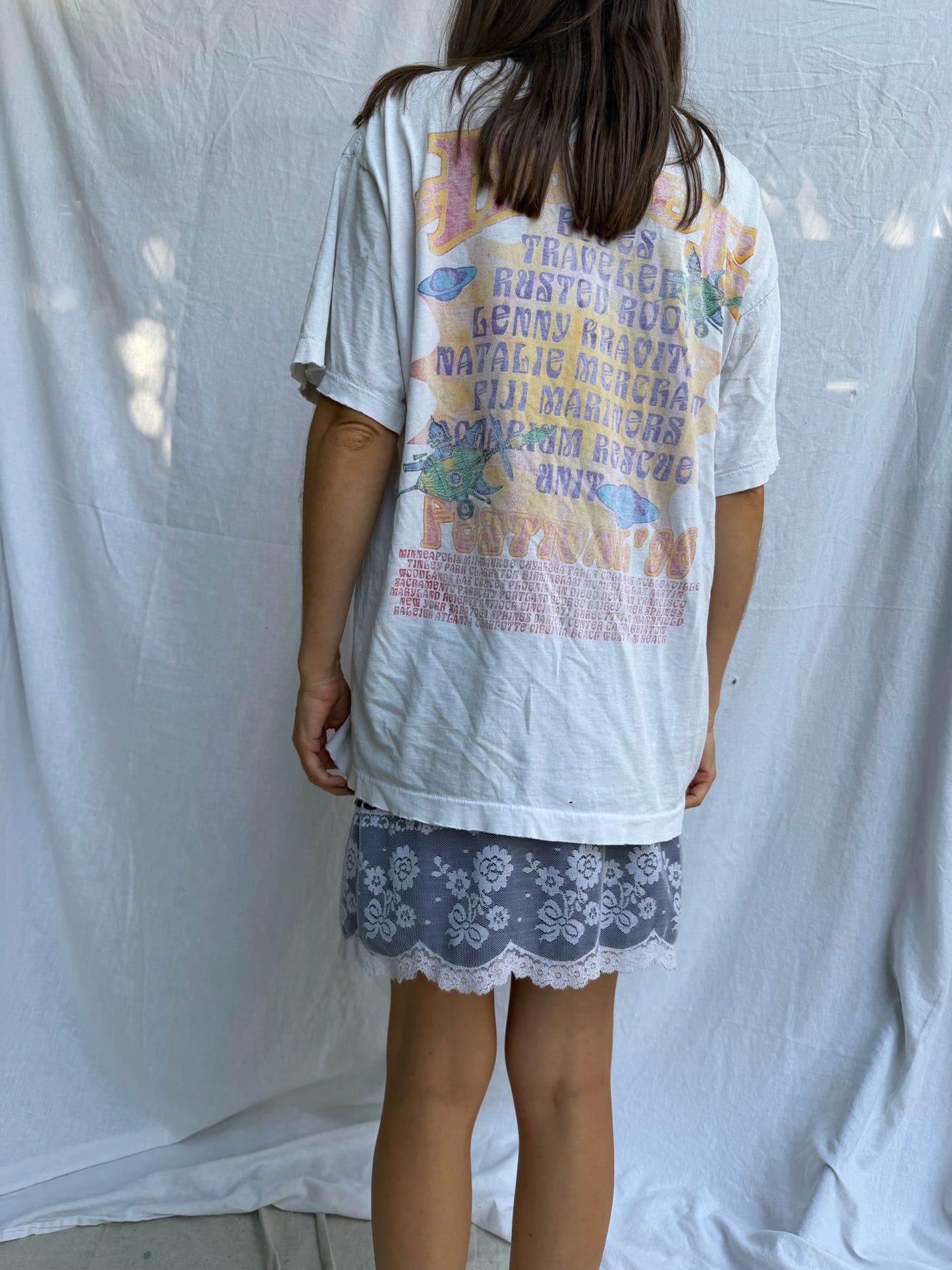 Navy Slip Skirt