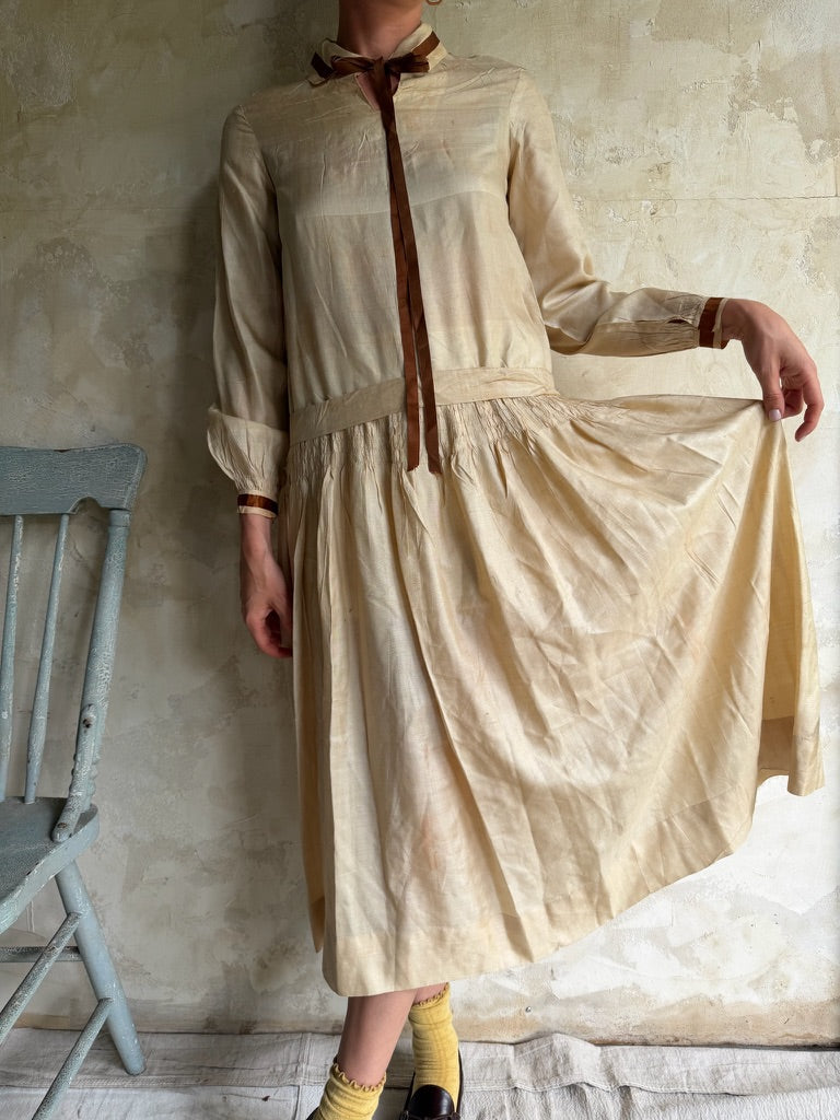 1920s Silk Dress