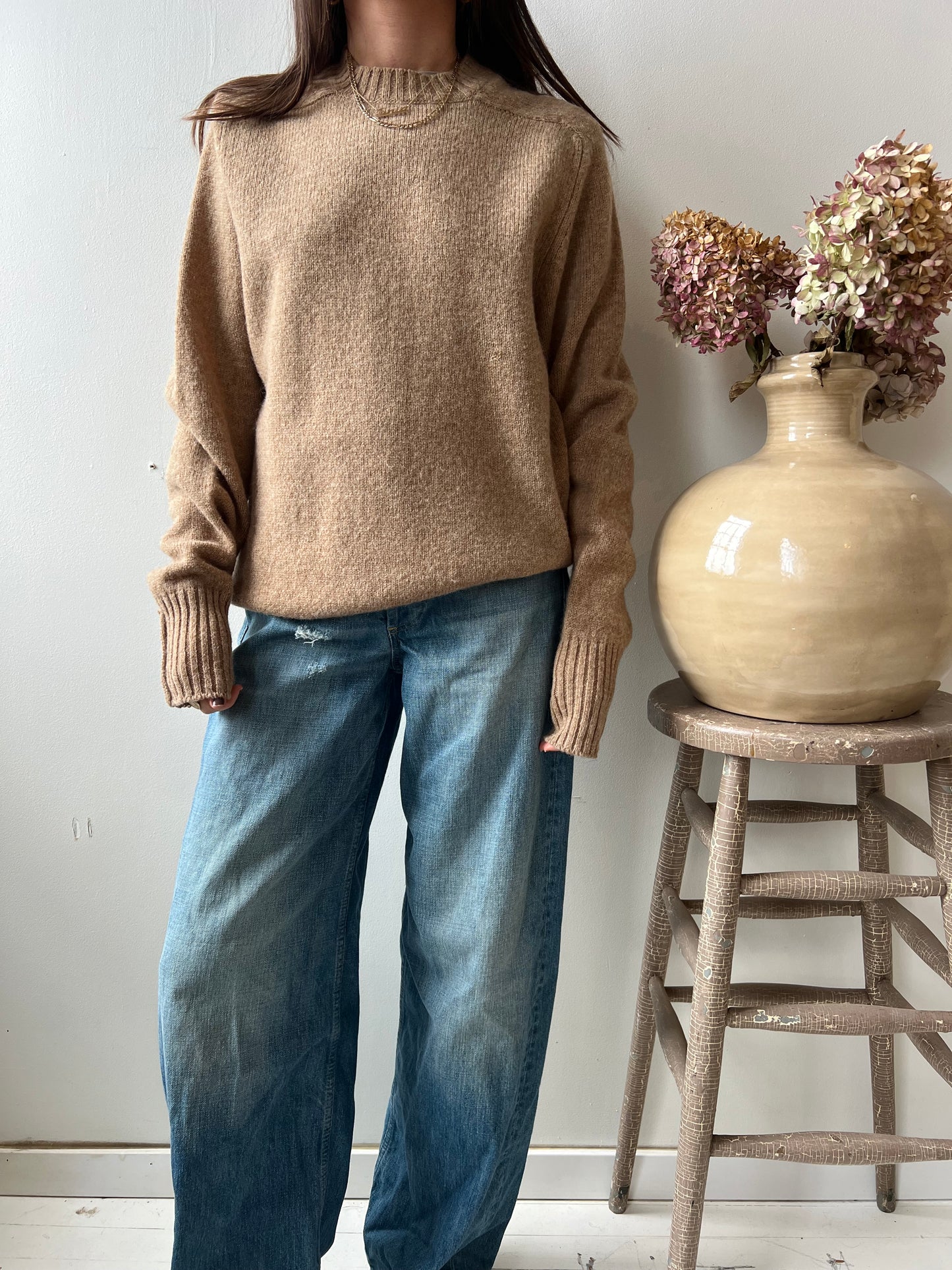 Tan Wool Pullover