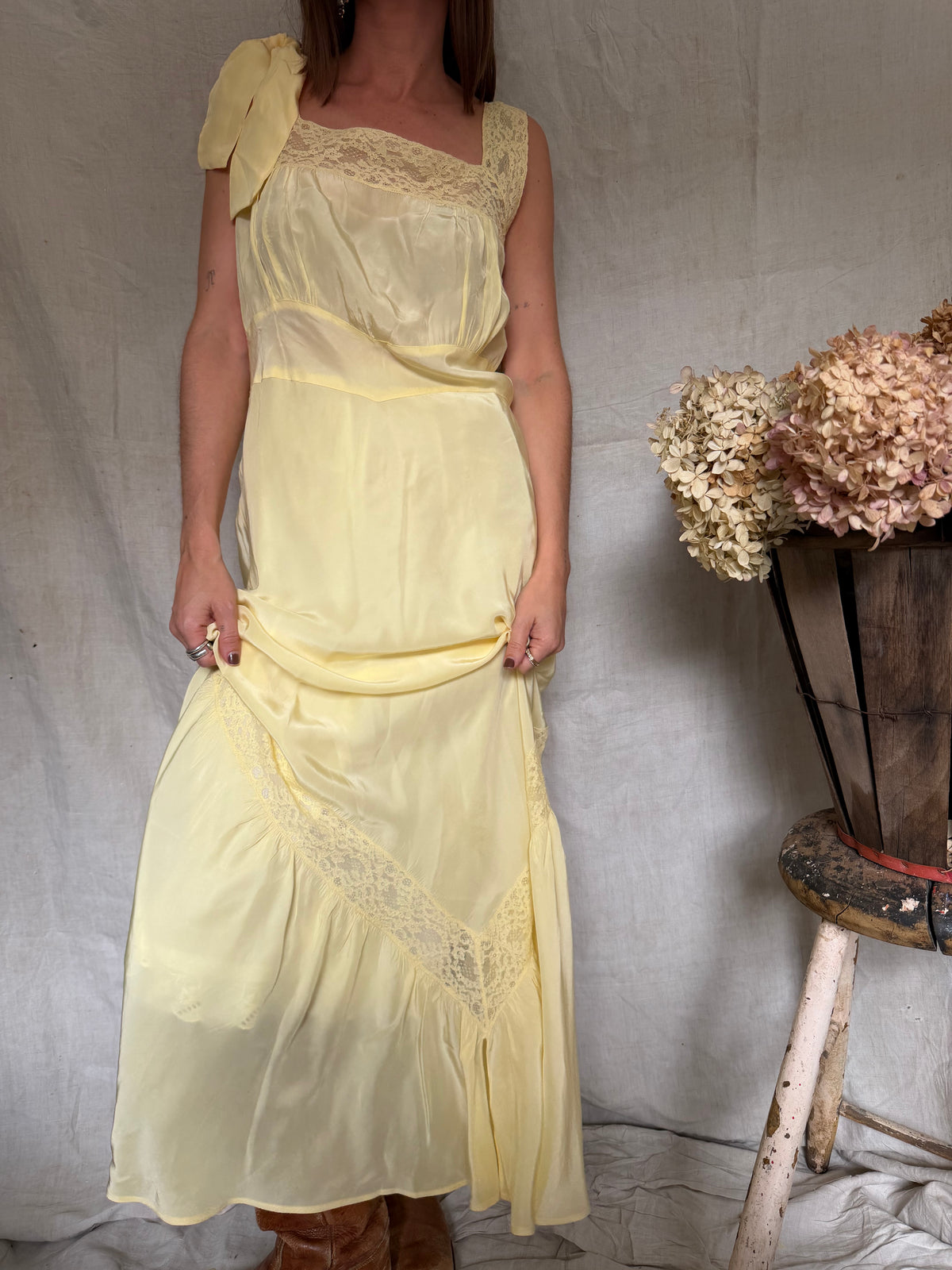Baby Yellow Slip Dress