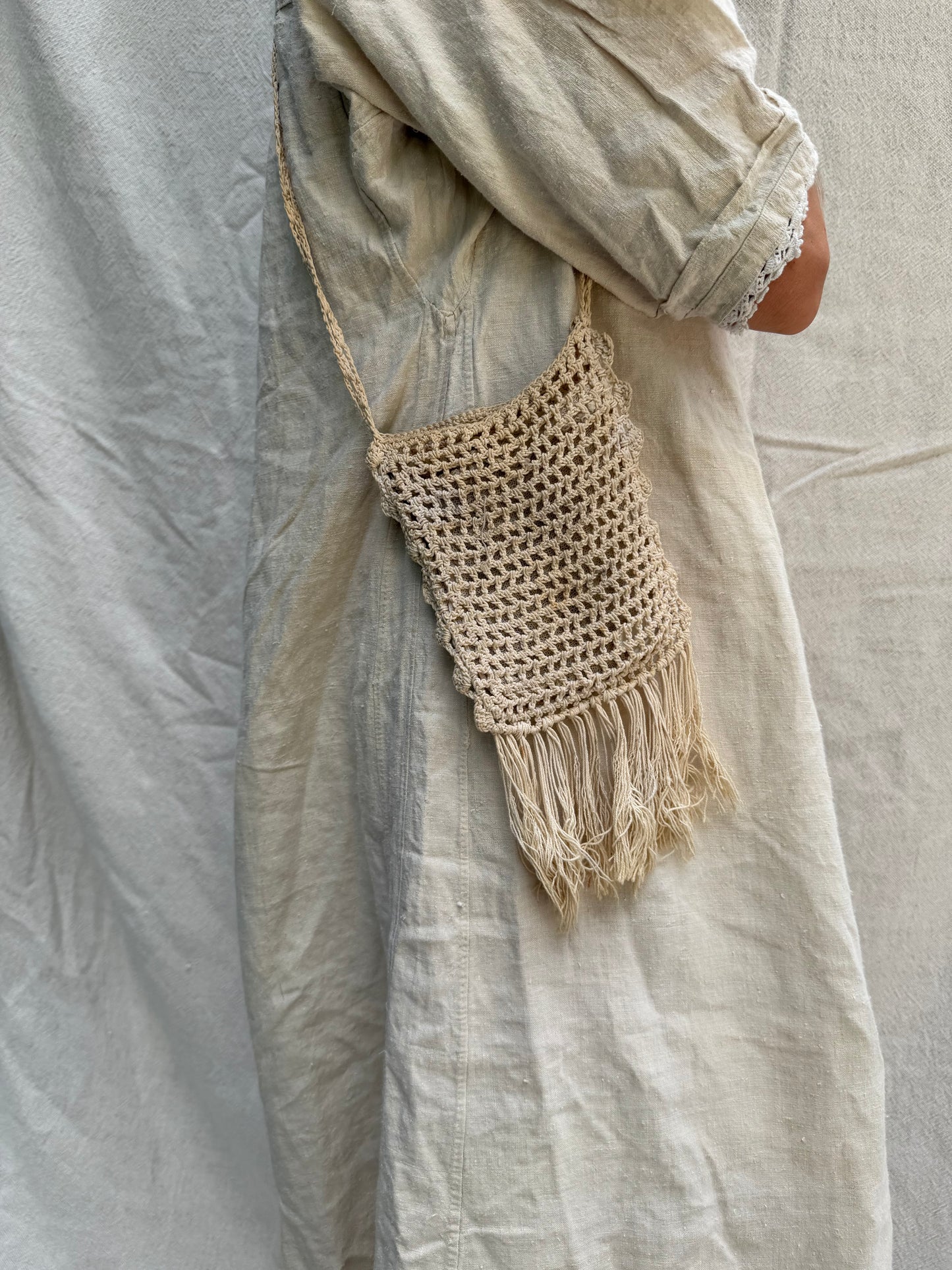 Antique Crochet Bag