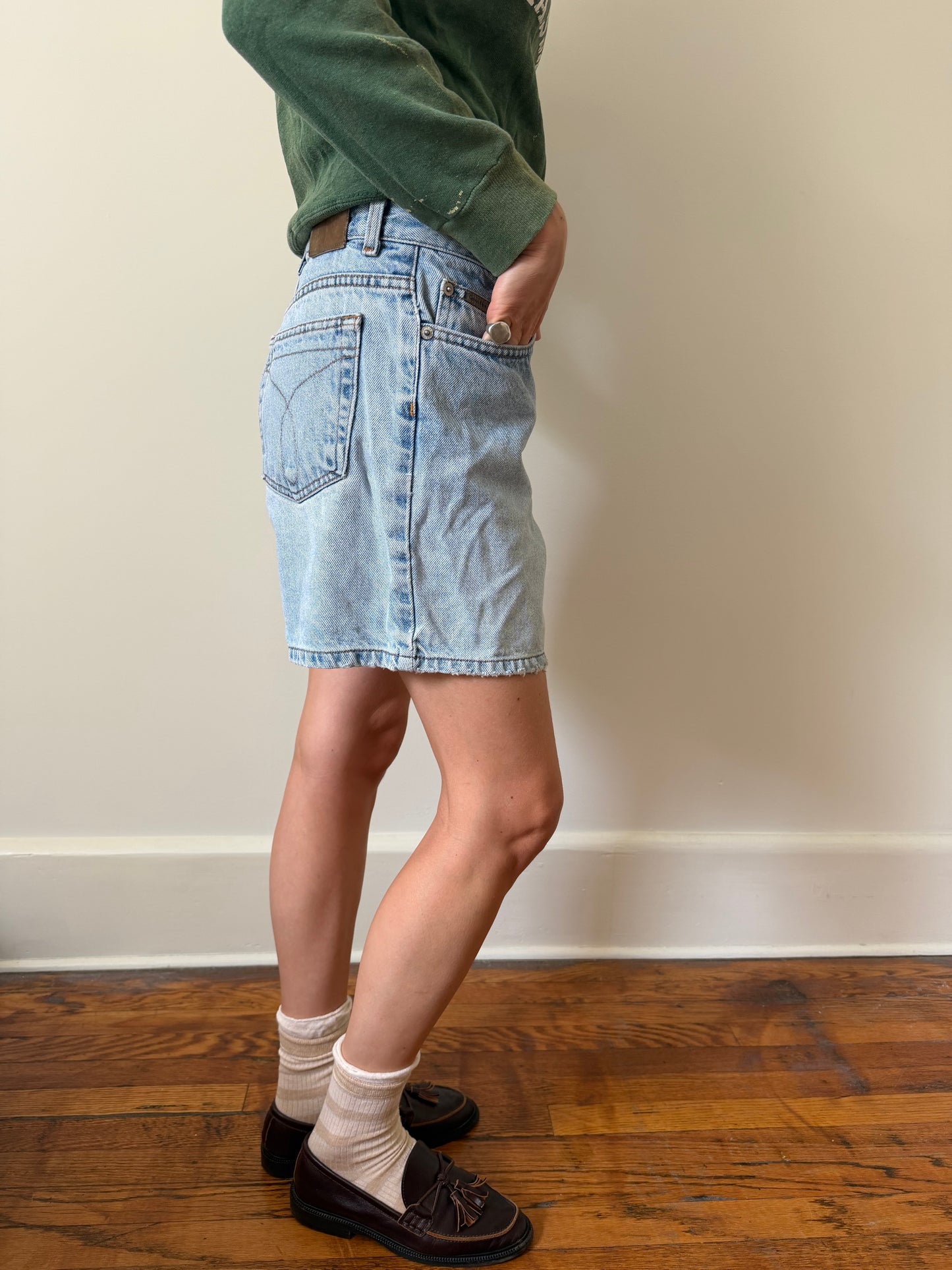 Calvin Klein Lightwash Denim Shorts