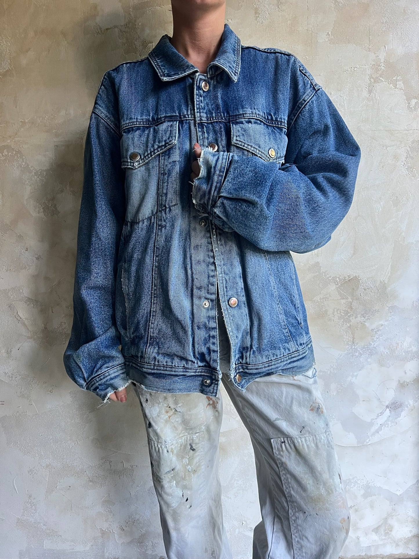 Hoodie Cotton Lined Denim Jacket
