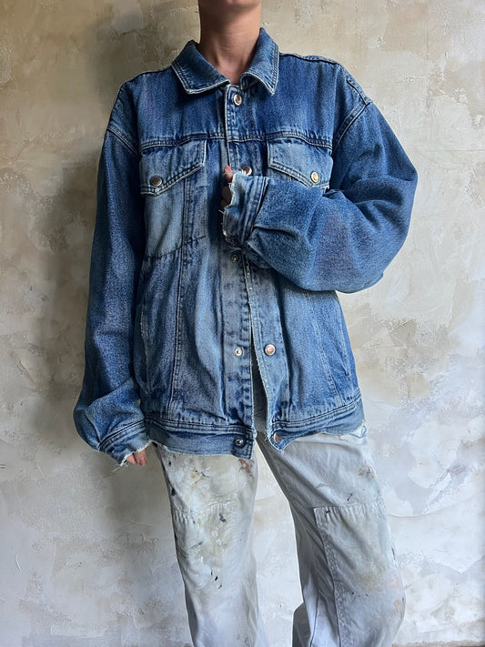 Hoodie Cotton Lined Denim Jacket