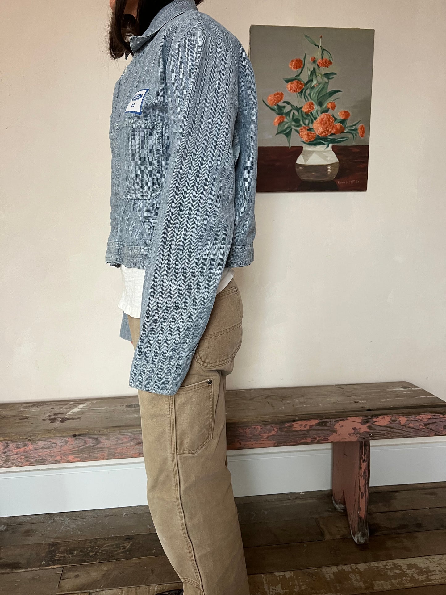 Cropped Ford Twill Coveralls Jacket