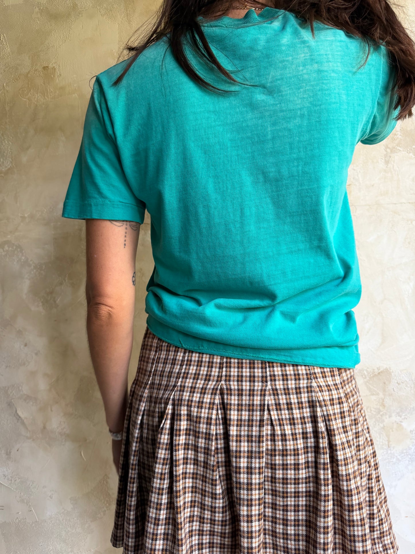 Worn + Faded Sea Green Tee