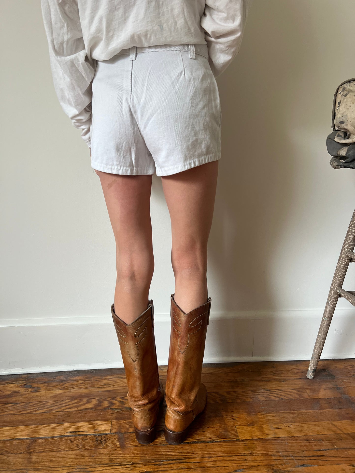White Micro Shorts