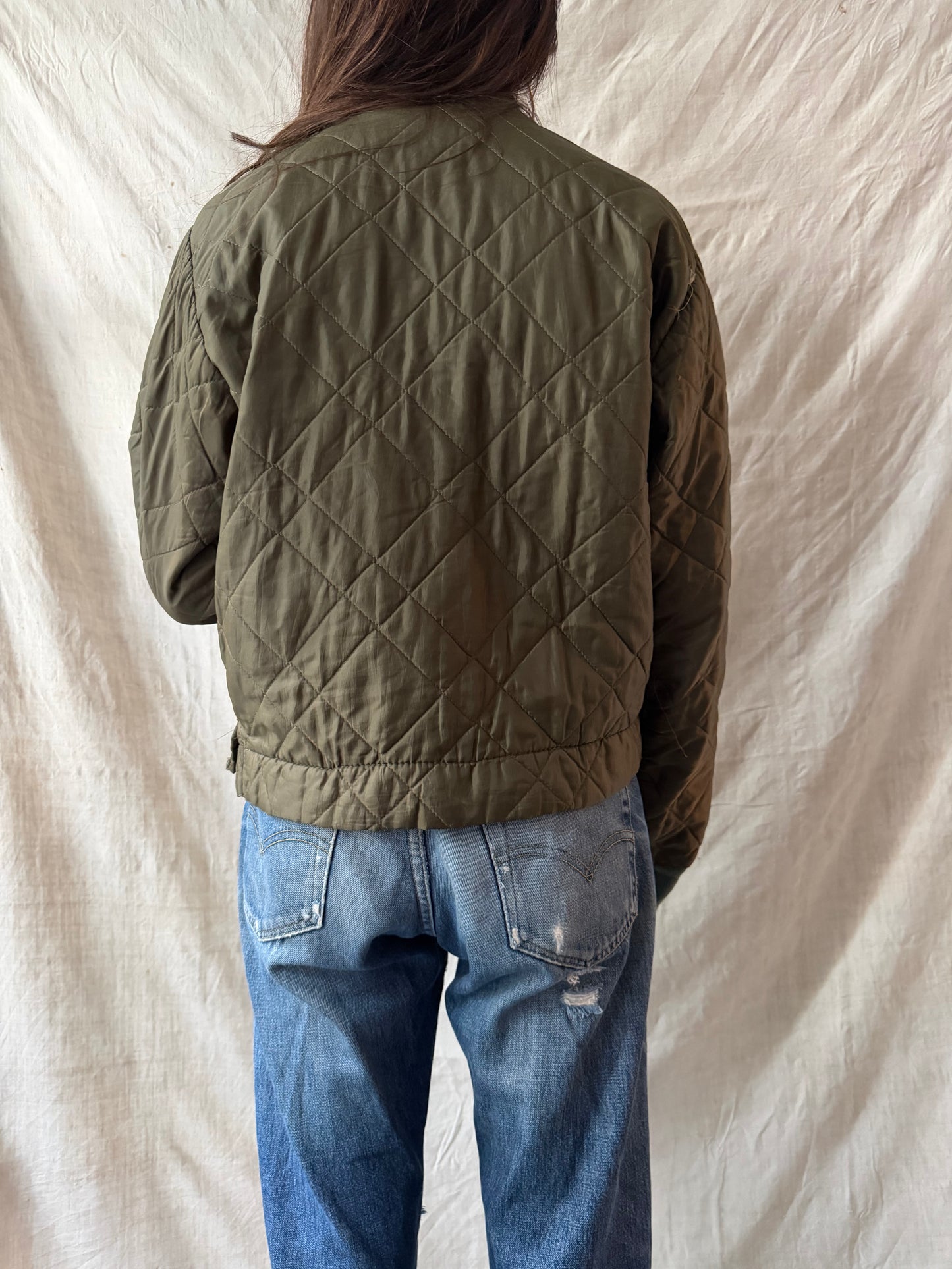 Cropped Military Coveralls Liner