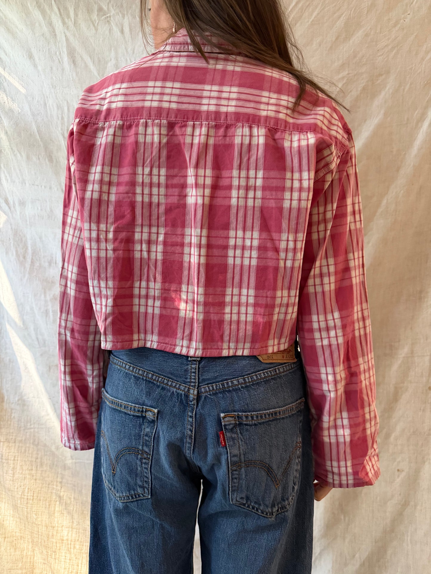 Pink Plaid Cowgirl Shirt