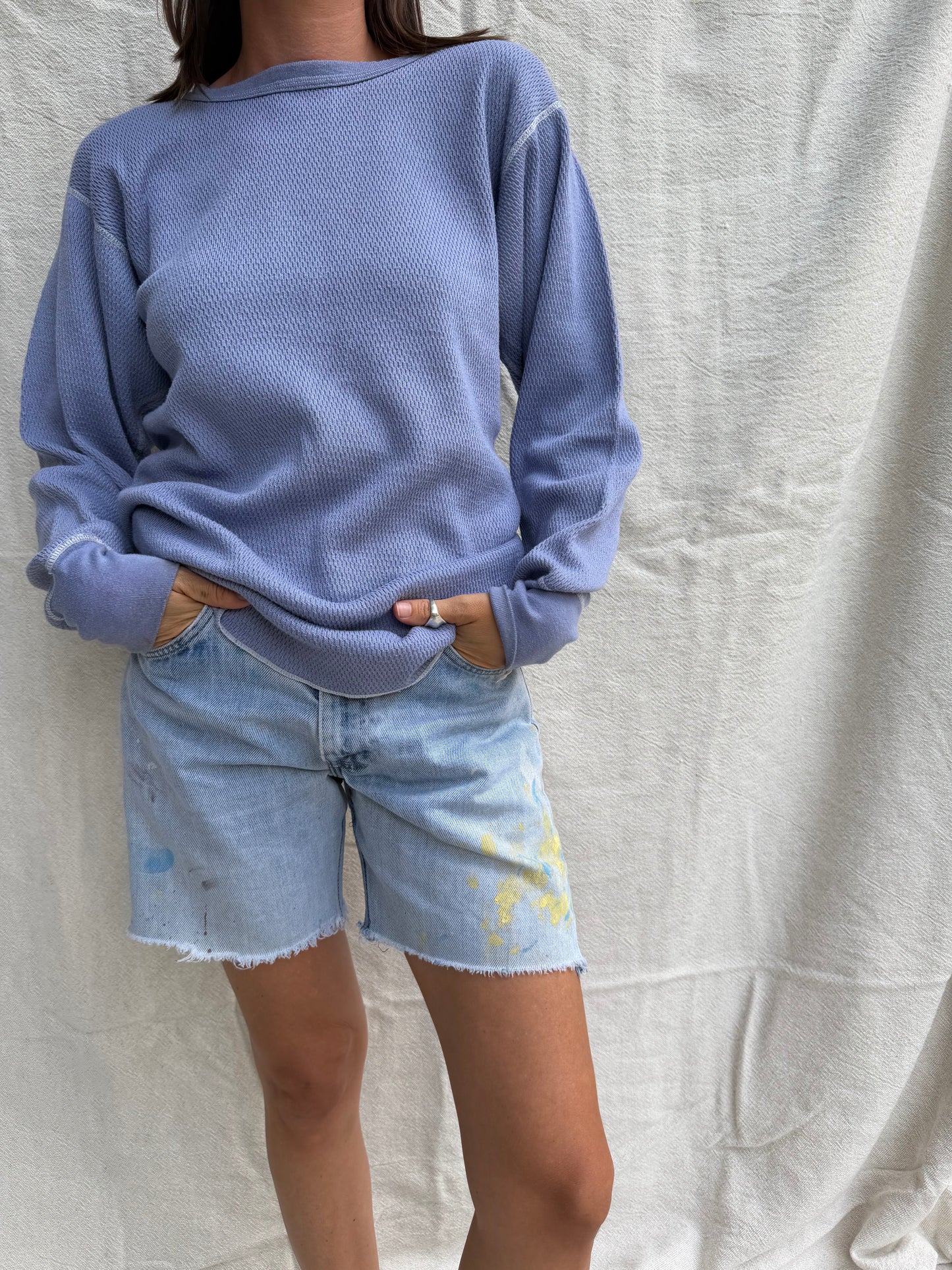 Periwinkle Waffled Thermal