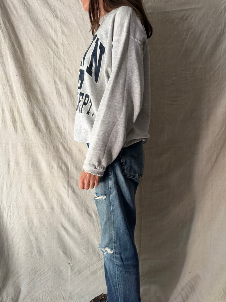 Uconn Athletics Grey Crewneck