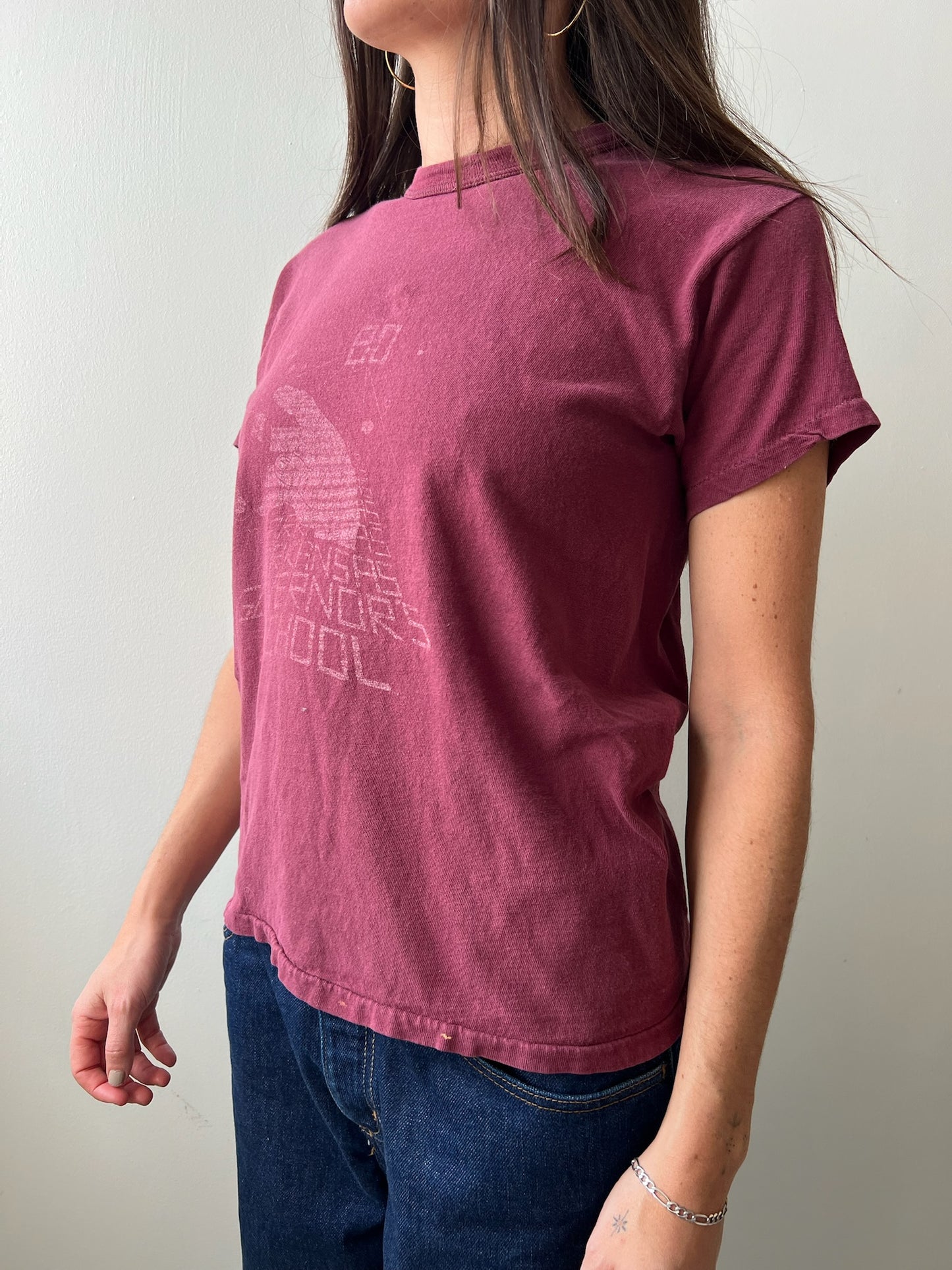 Maroon School Tee