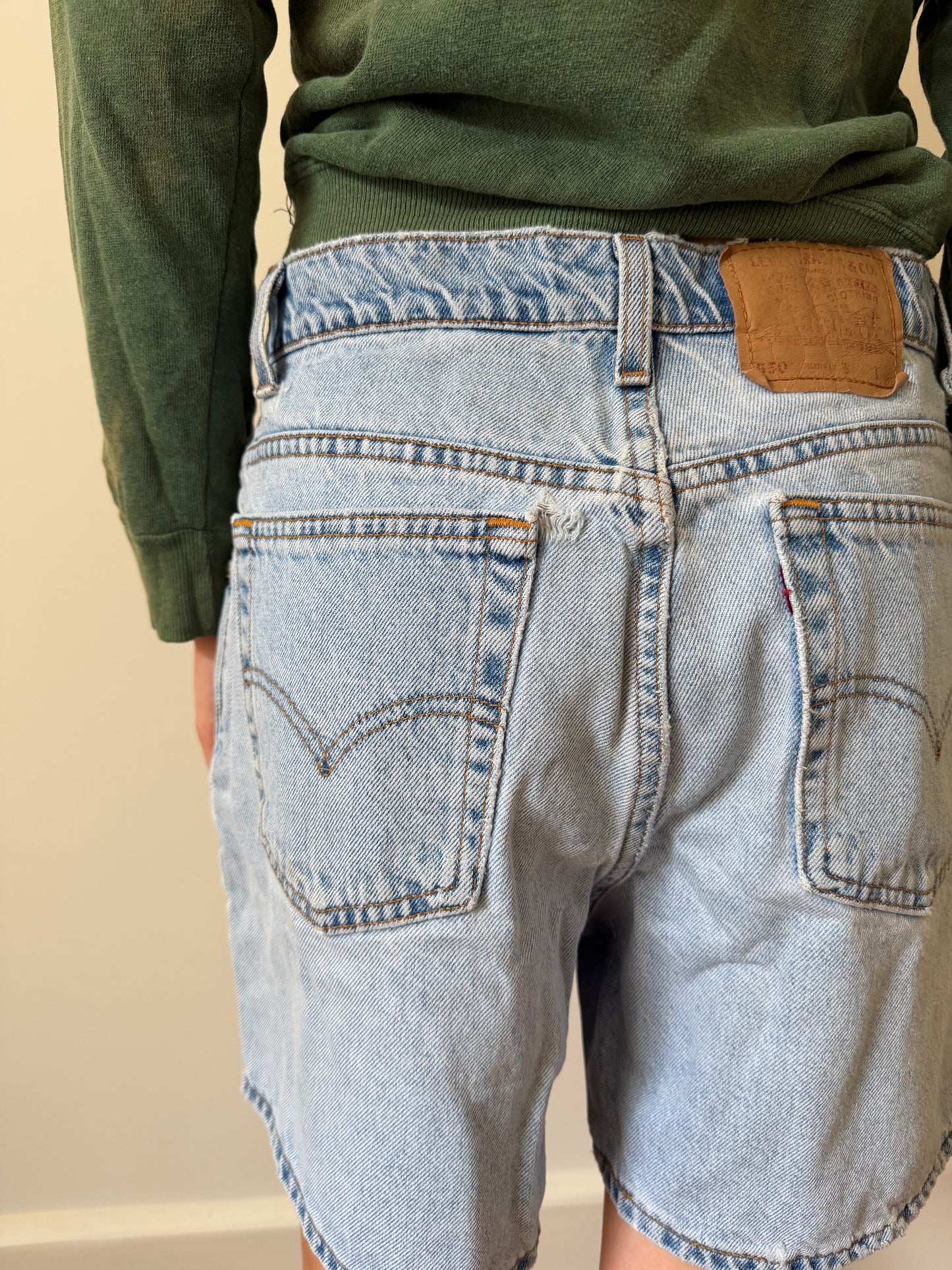 Levi’s Lightwash 550 Denim Shorts