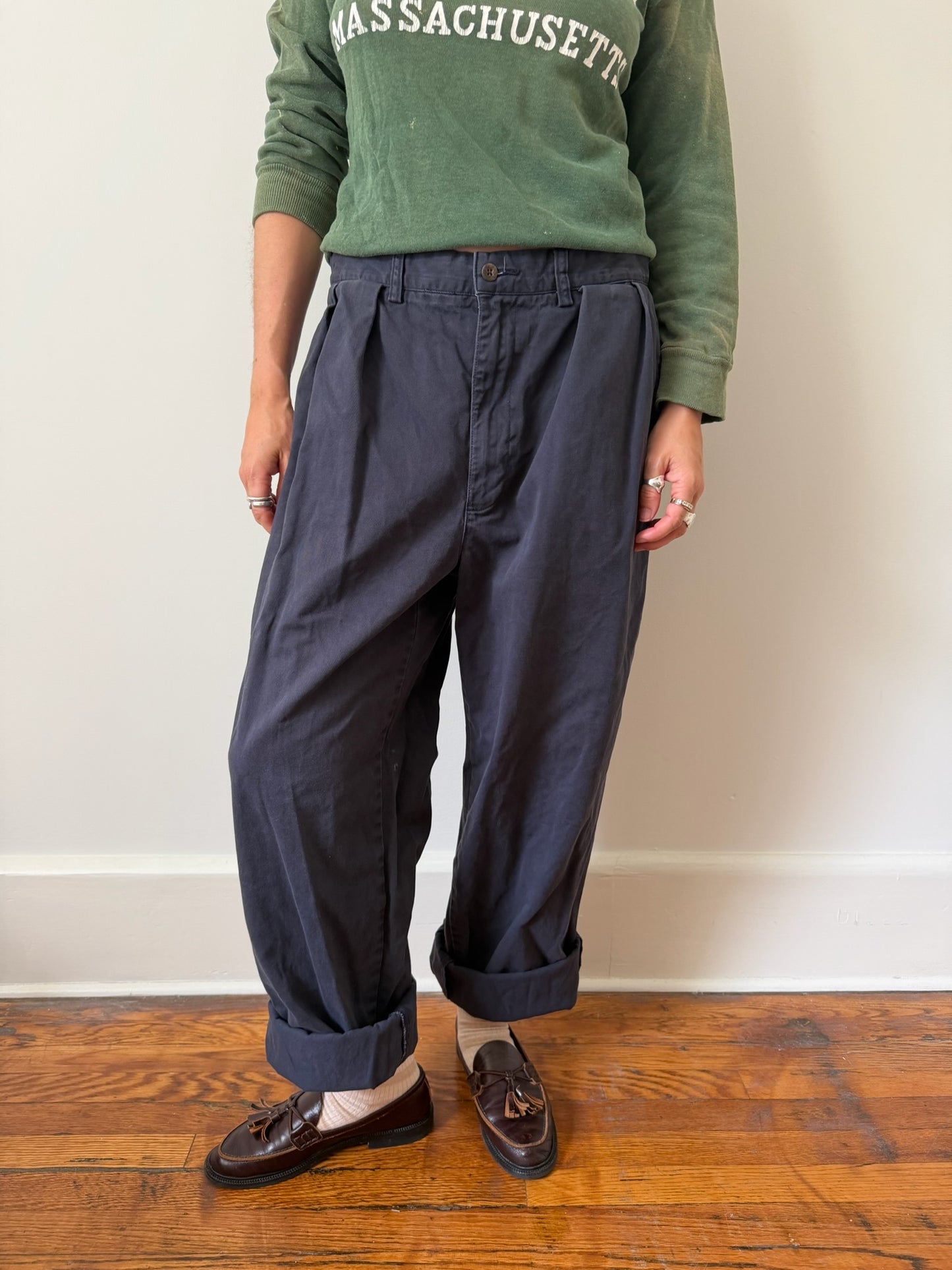 Men’s Ralph Lauren Navy Cotton Trouser
