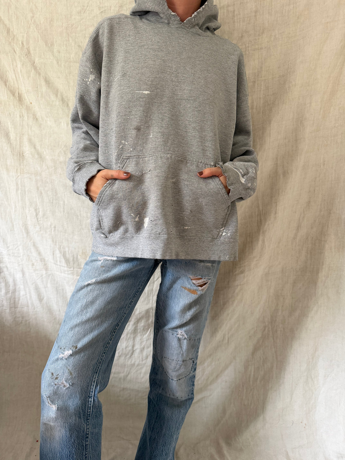 Painters Grey Hoodie