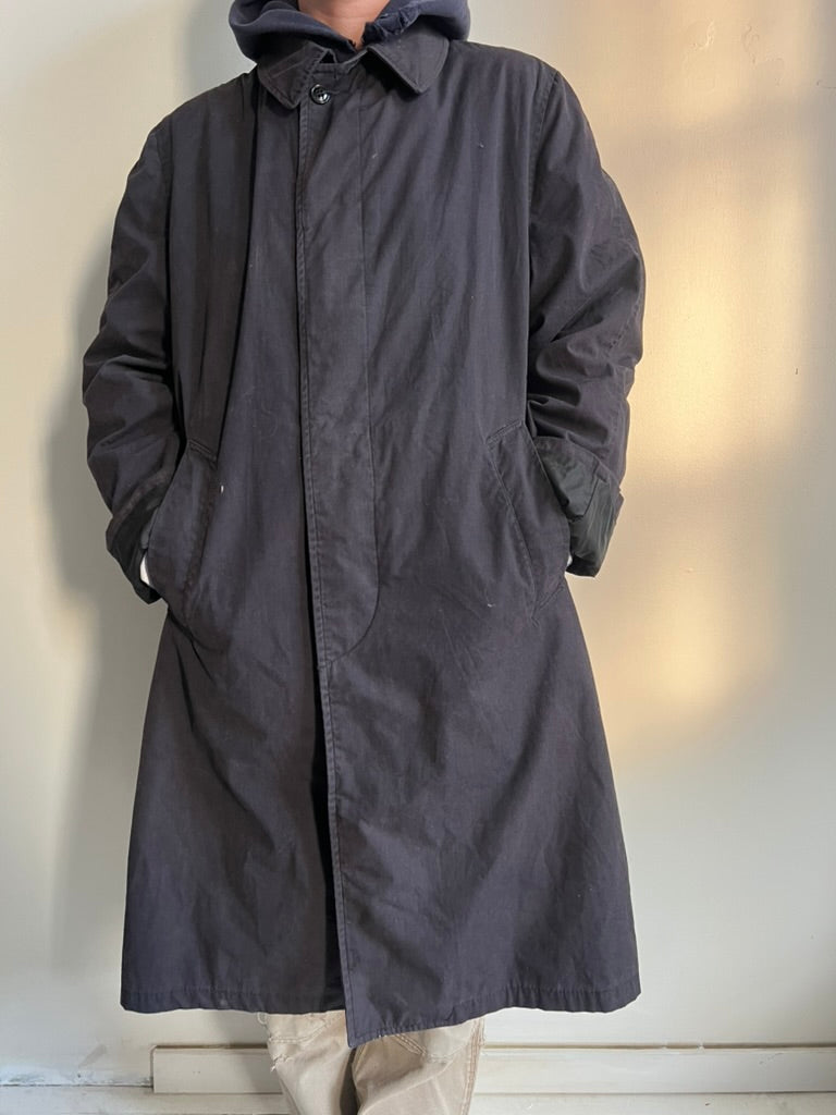 Miltary Navy Trench Coat