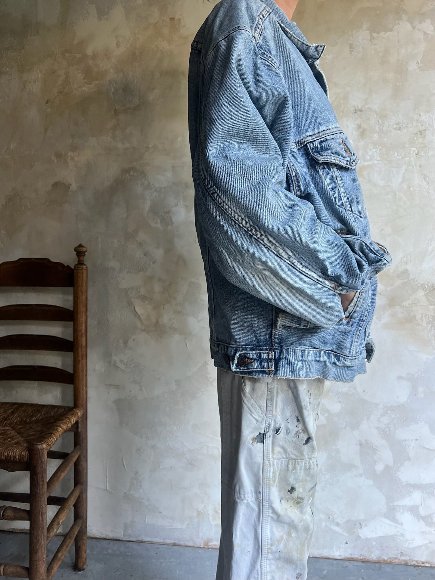 Super Distressed Levi’s Denim Jacket