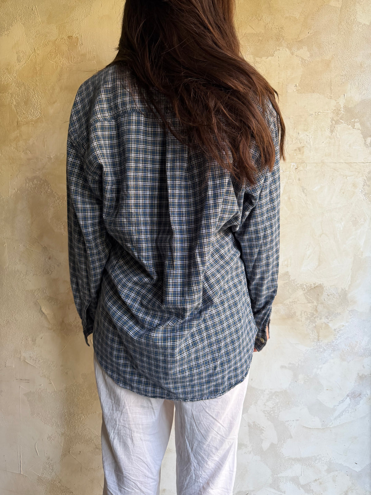 Blue Checkered Button Up