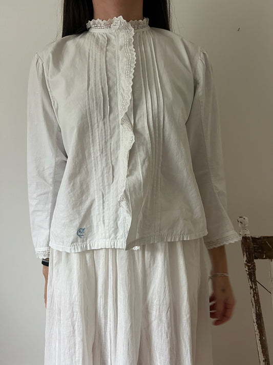 Edwardian White Blouse