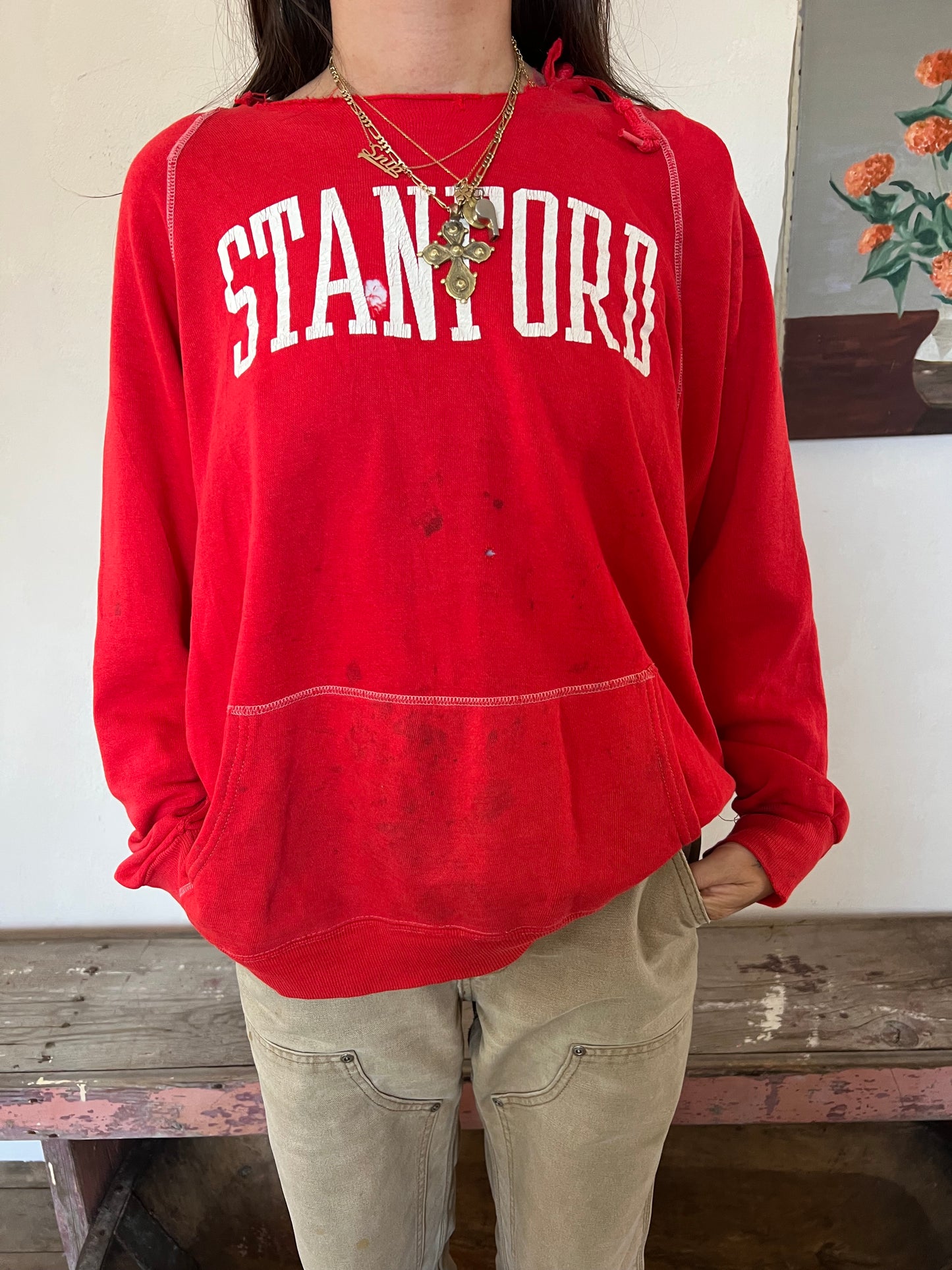 Cherry Red Stanford Hoodie