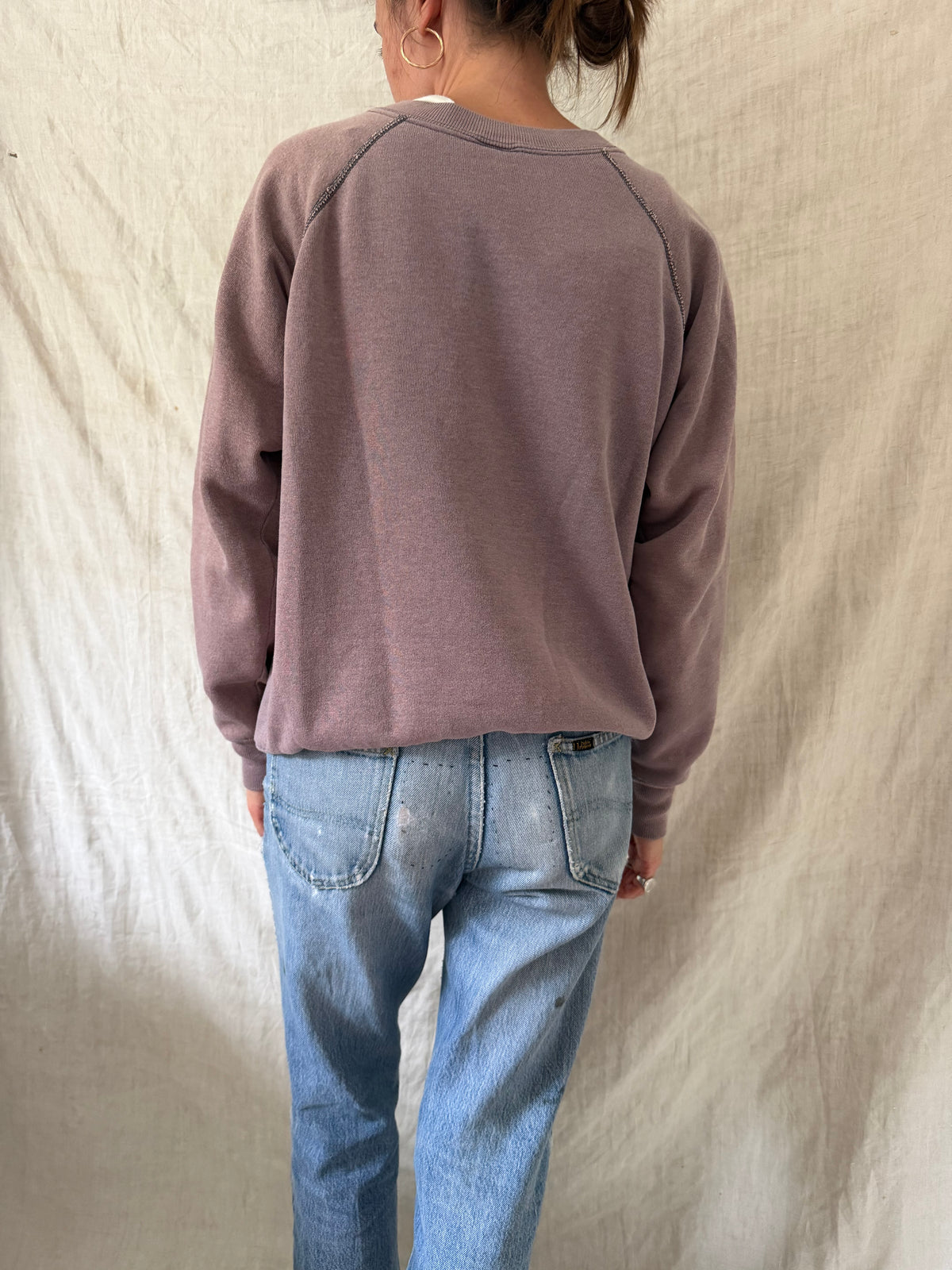 Purple Grey Crewneck