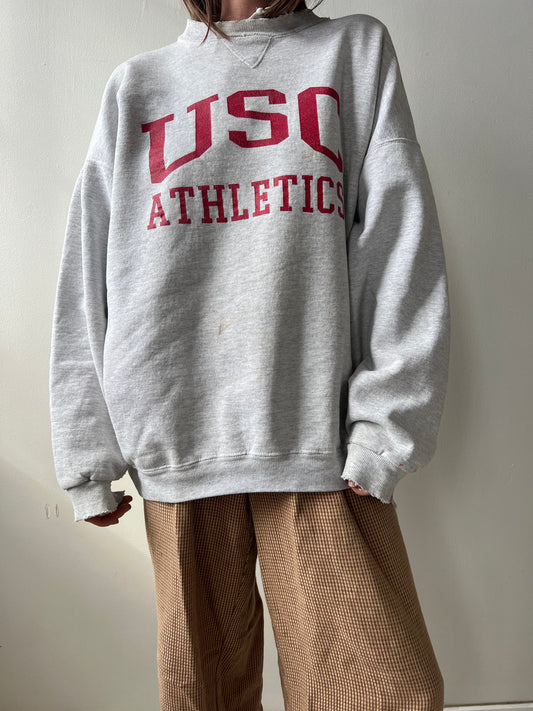 USC Athletics Grey Crewneck