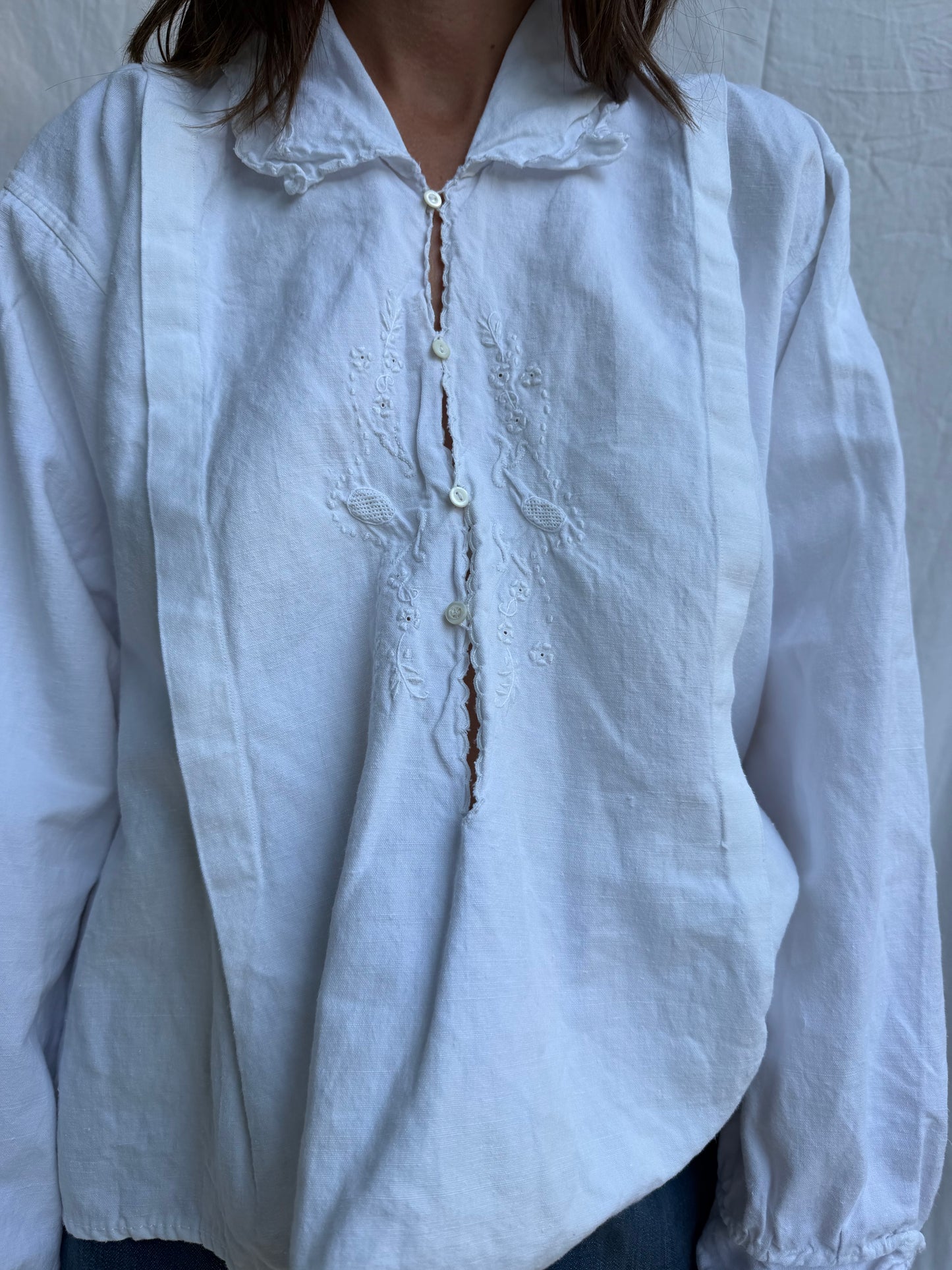 Antique Italian Cotton Blouse