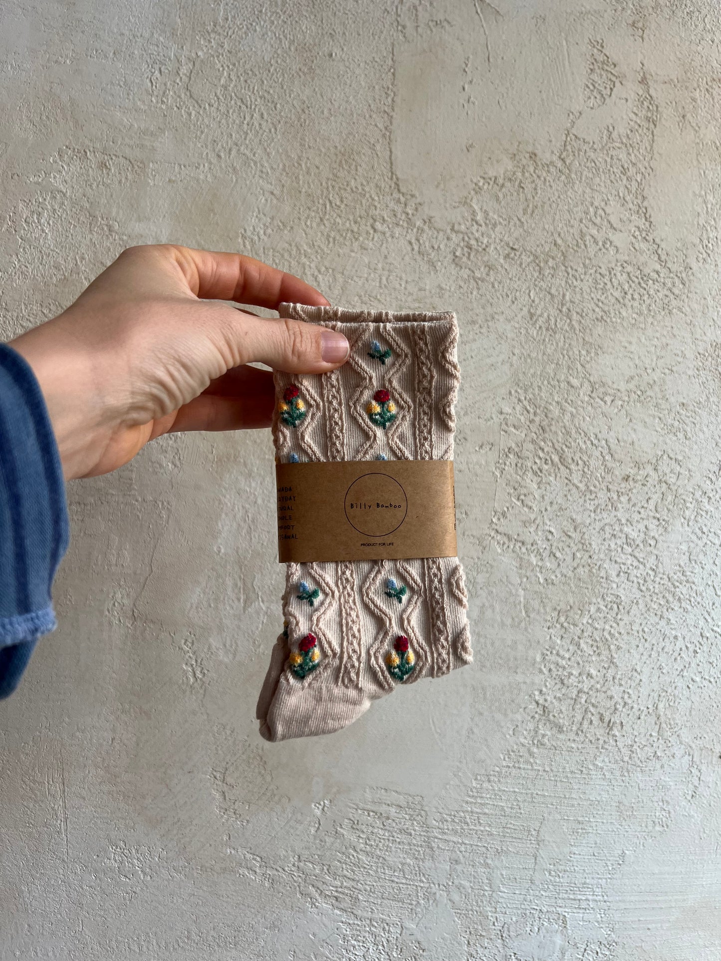 Rose Garden Socks by Billy Bamboo