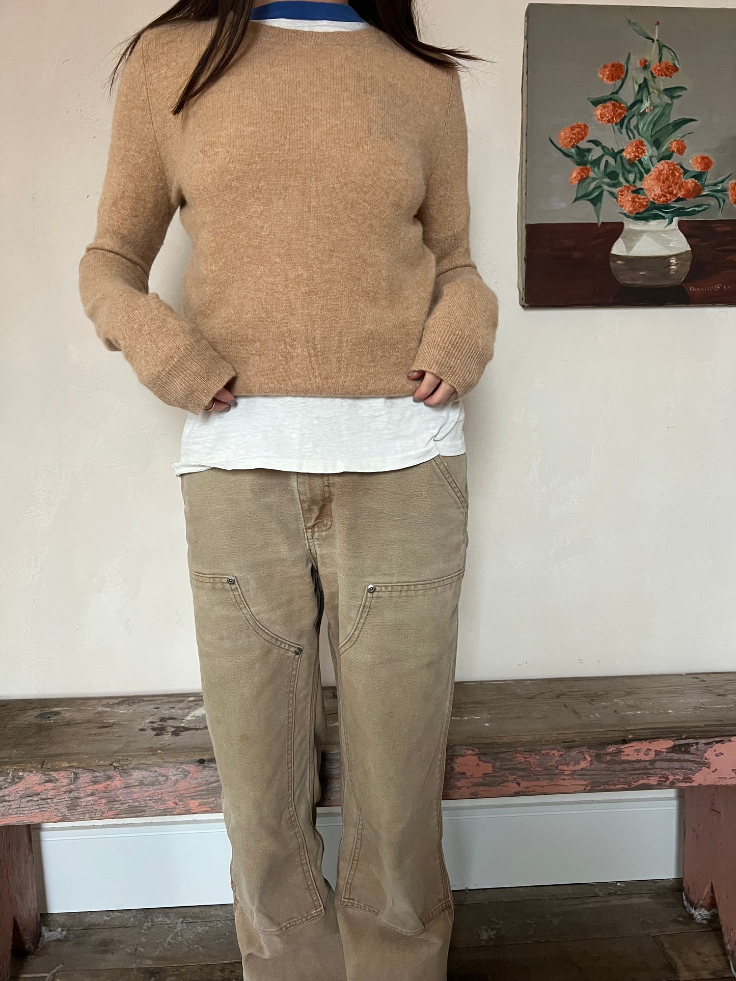 Camel Cashmere Sweater