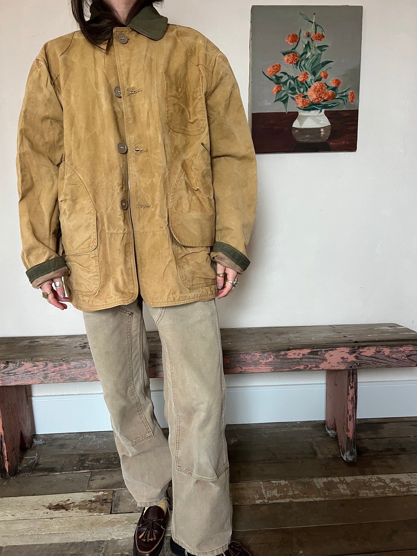 Classic Khaki Hunting Jacket