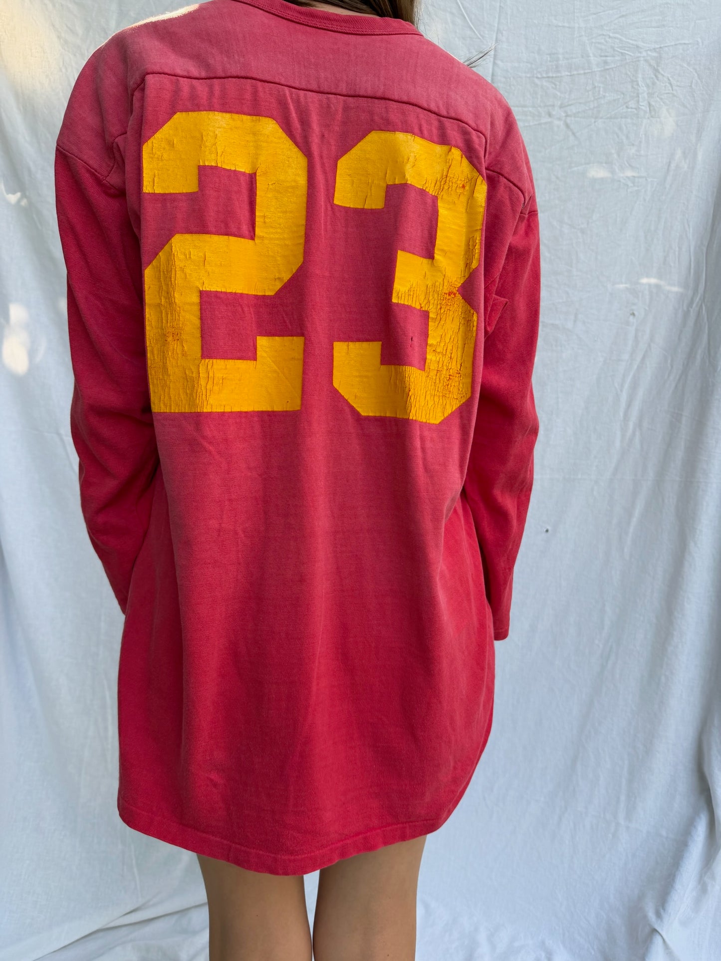 1970s Faded Red Football Jersey