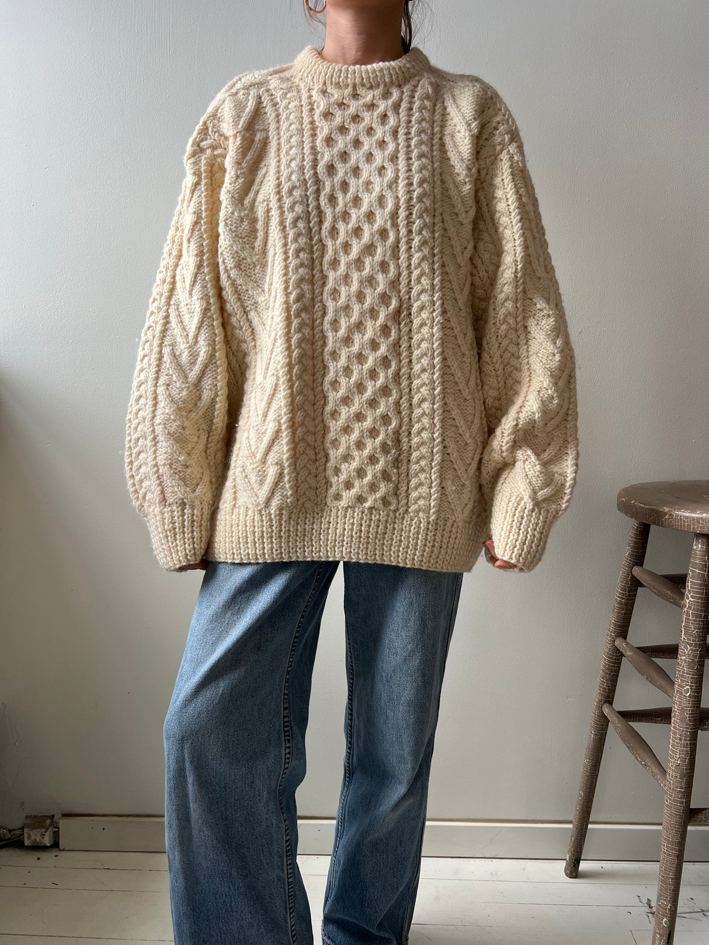Gaeltarra Handknit Irish Wool Sweater