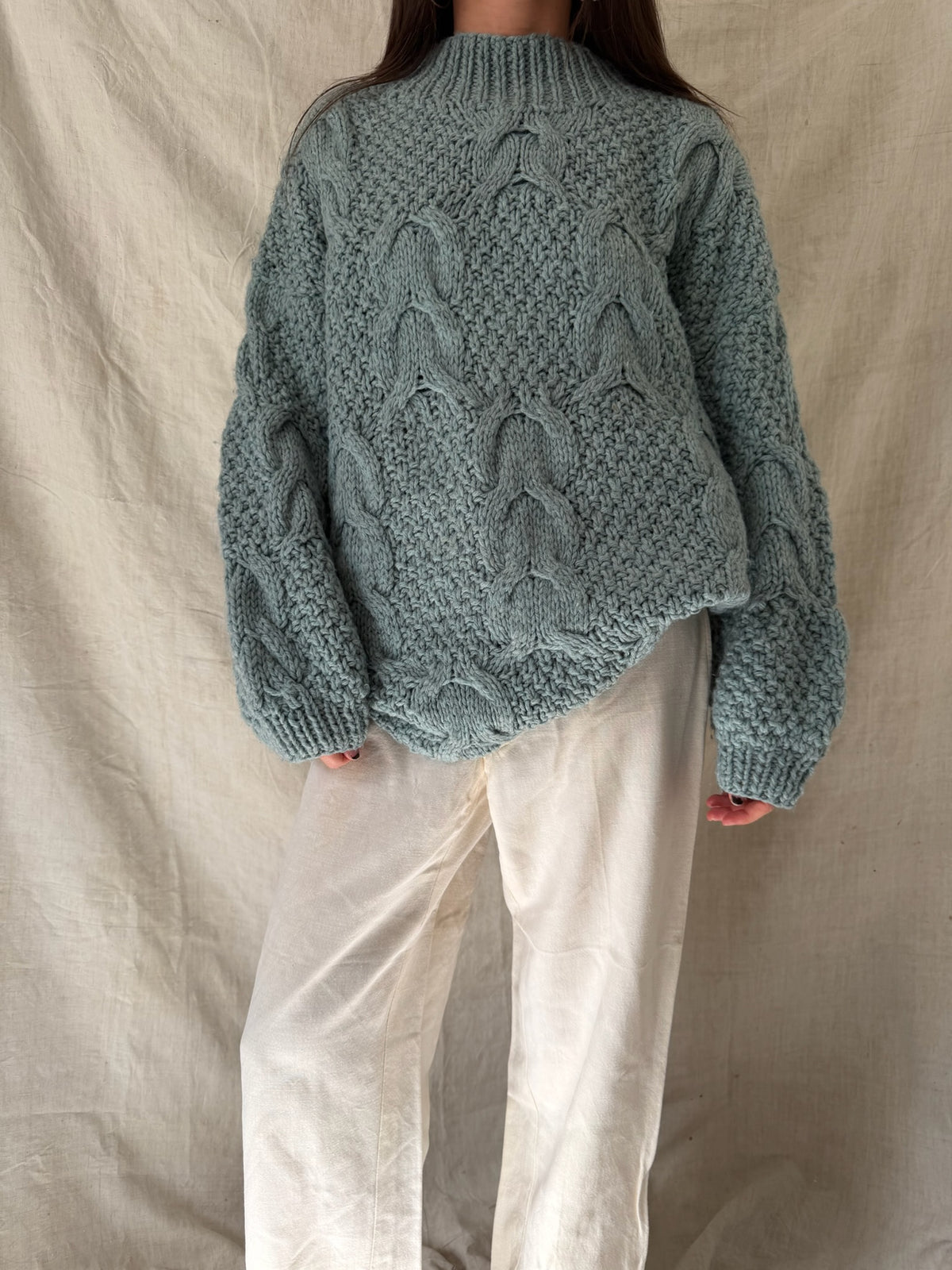 Robin Egg Knit Sweater
